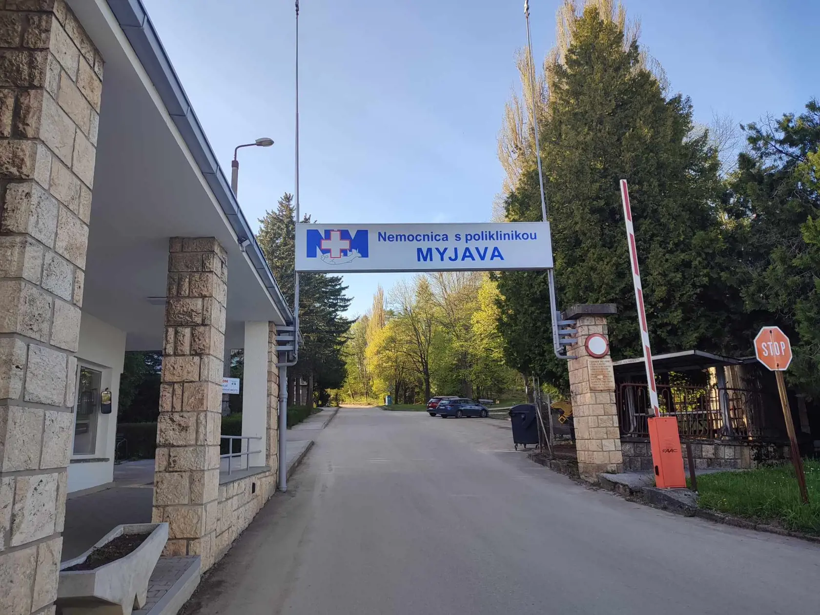Nemocnica s Poliklinikou Myjava, kde podľa Janky pochybila primárka interného oddelenia.