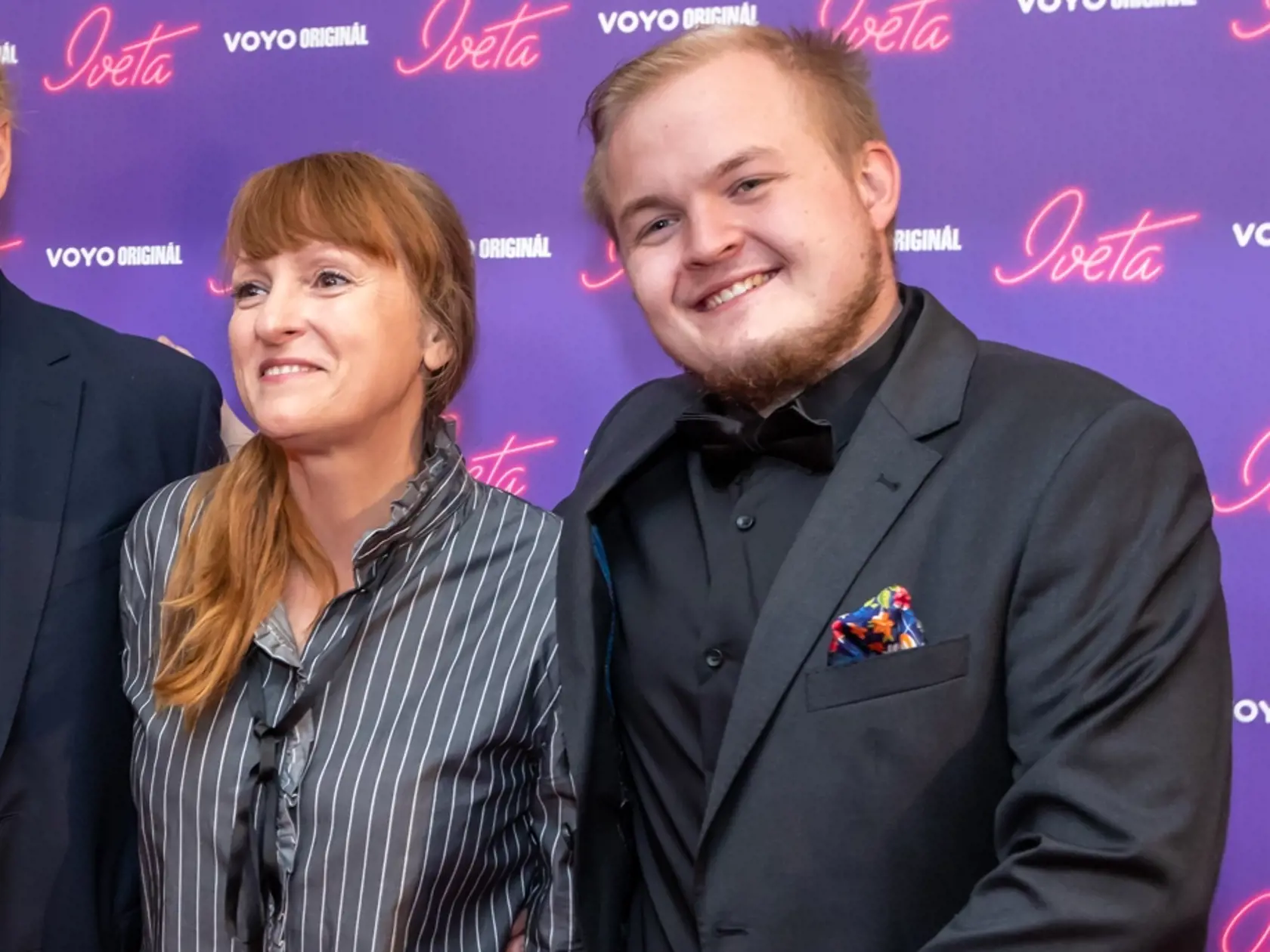 Premiéra filmu Iveta v Lucerne. Na snímke je Michal Samir, Ivana Bartošová a Artur Štaidl. 