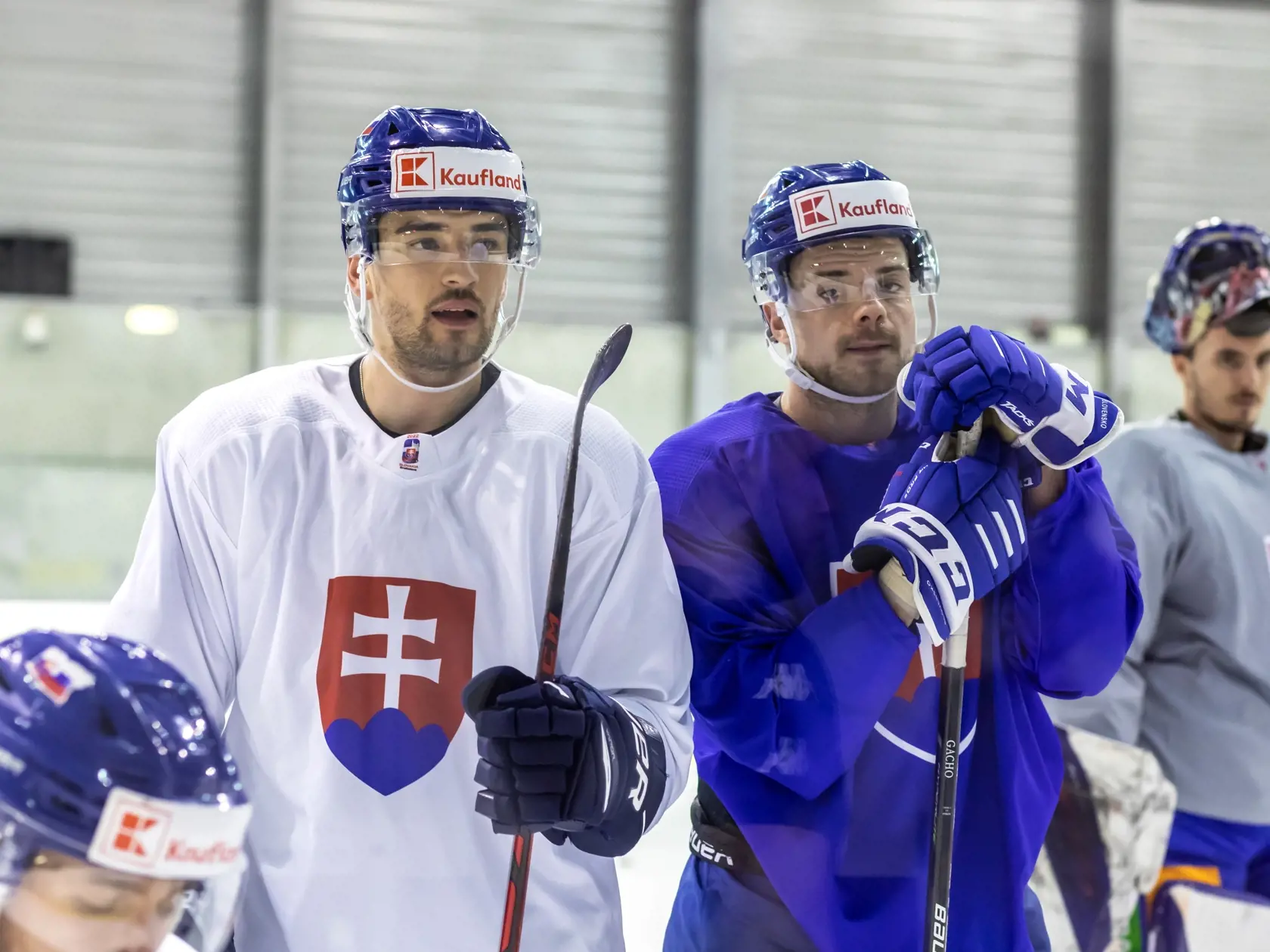 Posledný tréning slovenskej hokejovej reprezentácie pred MS 2022.
