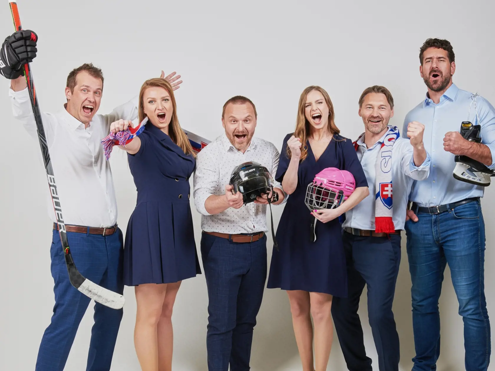 Matej Hajko, Oľga Konečná, Pavol Gašpar, Barbora Žiačiková, Vladimír Országh a Boris Valábik.