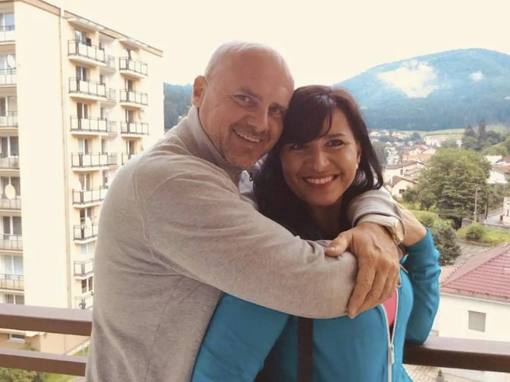 Andrea Kalivodová s manželom.