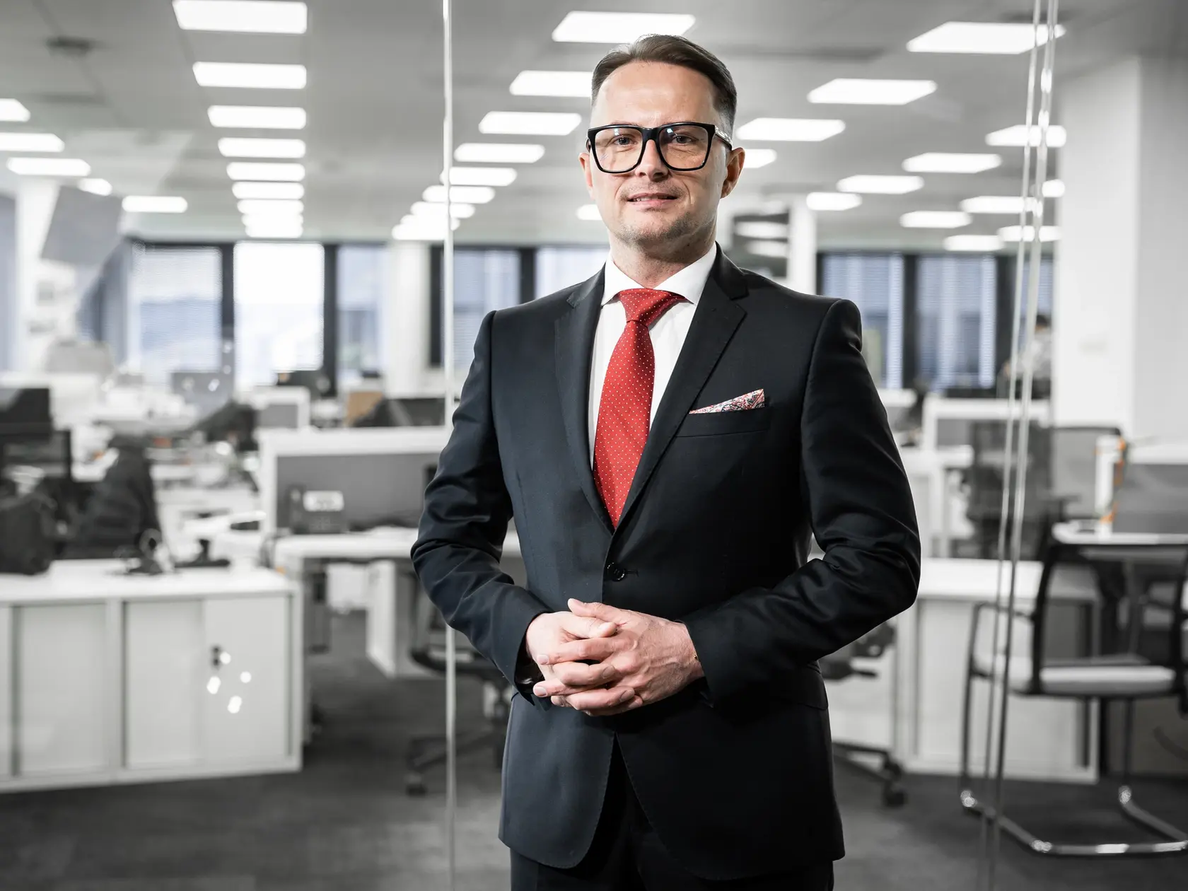 Diskusná relácia "Karty na stôl", ktorej hosťom bol Miroslav Řádek.