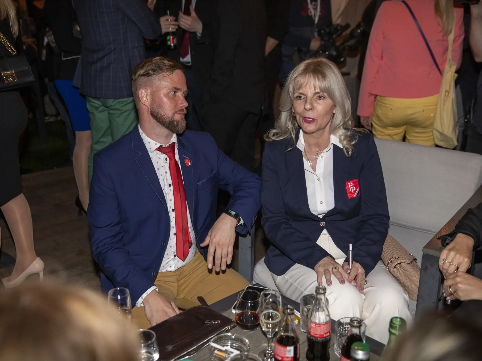 Slovenskí politici a ich rodinní príslušníci počas volebného dňa.