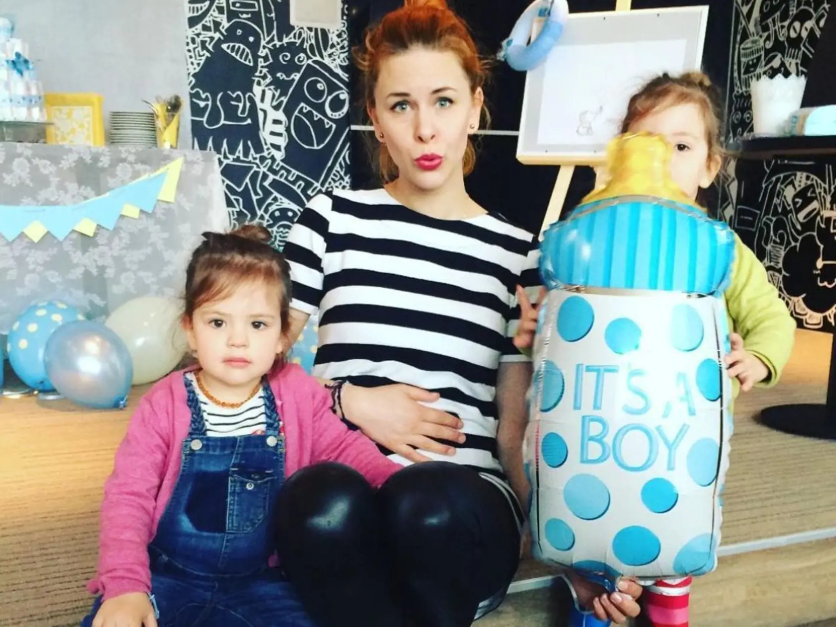 Kristína Farkašová s Matildou a Elou.