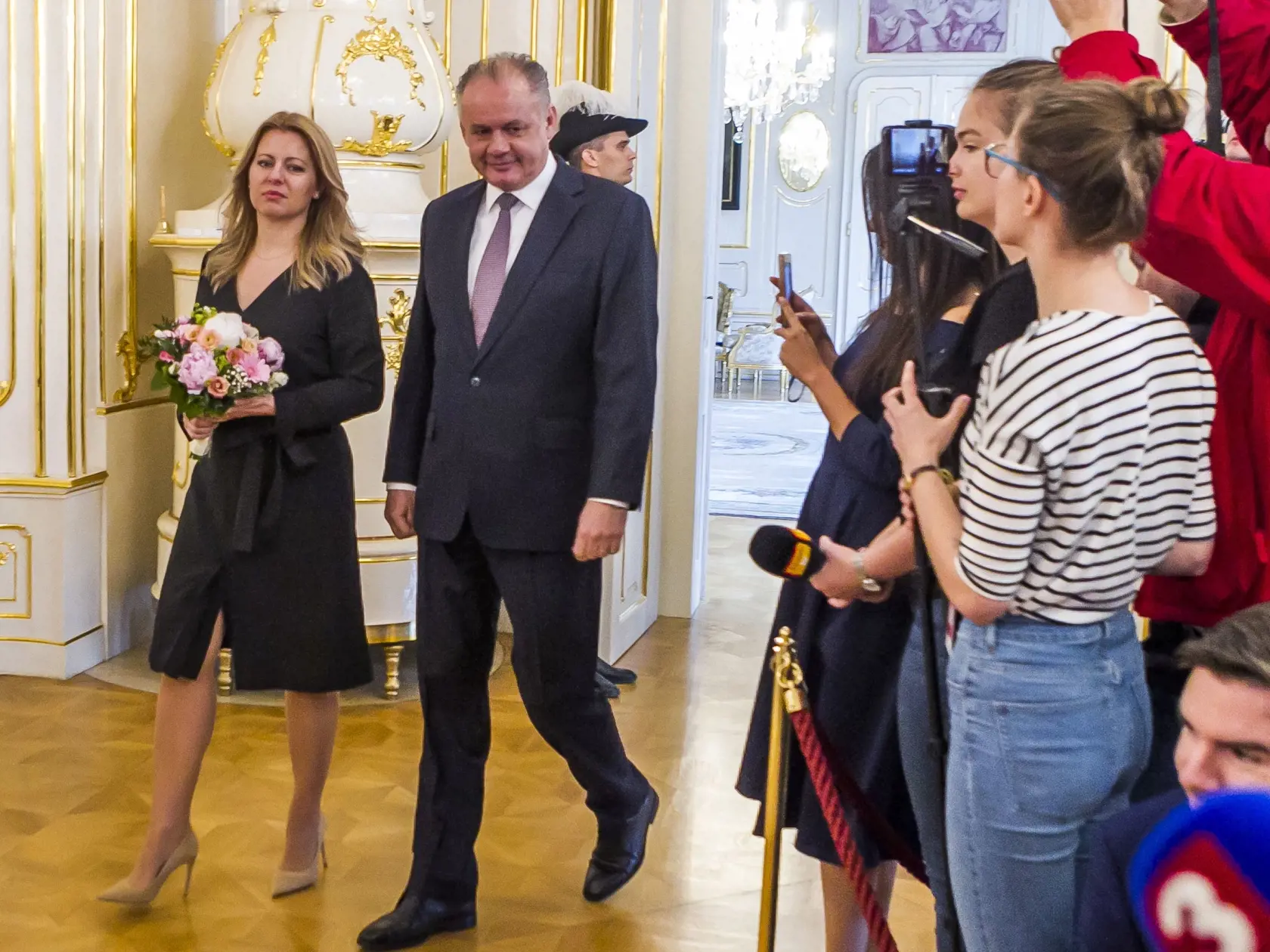 Veľká paráda: Inaugurácia prezidenta je veľká spoločenská udalosť. Koná sa
raz za päť rokov.