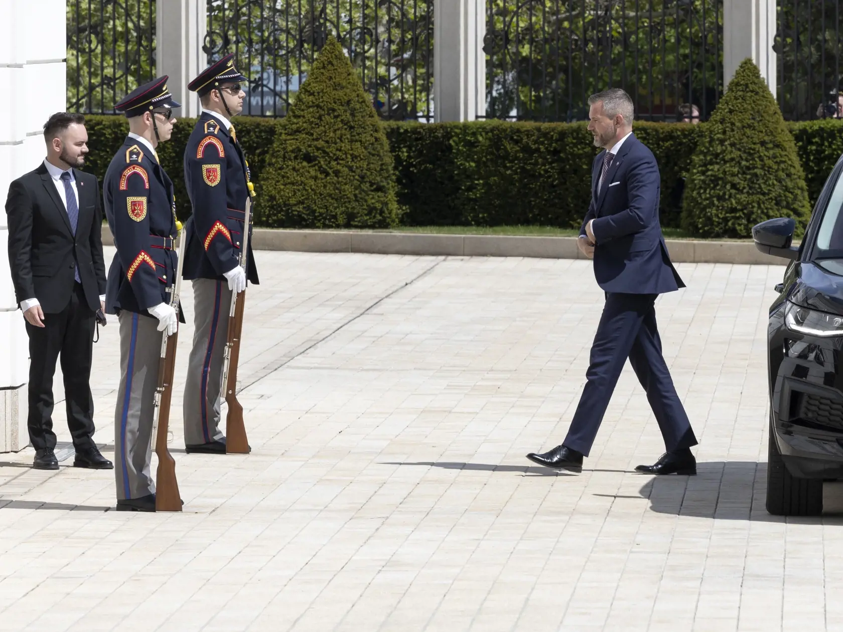 Rokovanie prezidentky Slovenskej republiky Zuzany Čaputovej o zostavení úradníckej vlády. Na snímke je Peter Pellegrini.