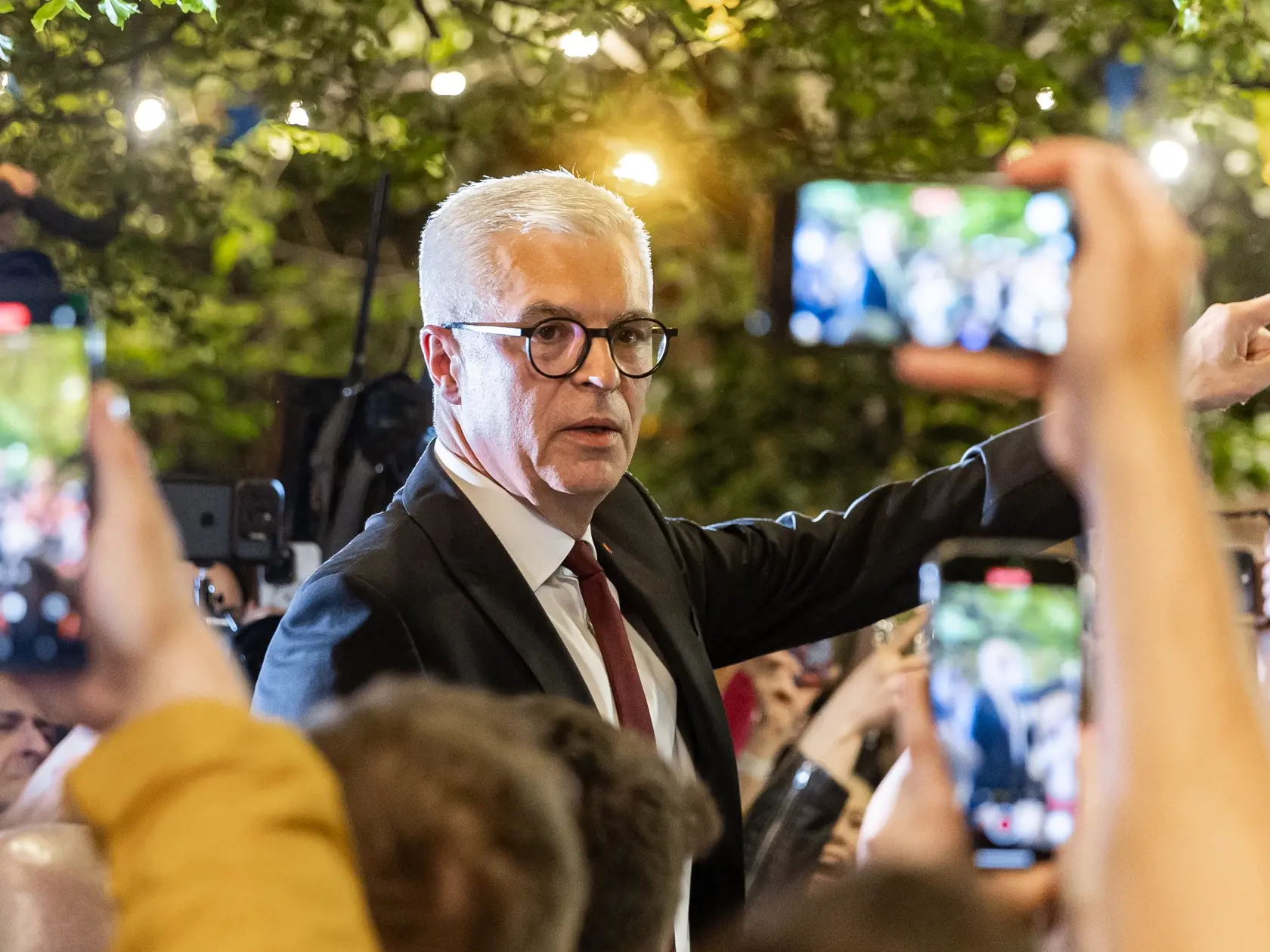 Volebná centrála prezidentského kadidáta Ivana Korčoka v Bratislave. Na snímke Ivan Korčok.