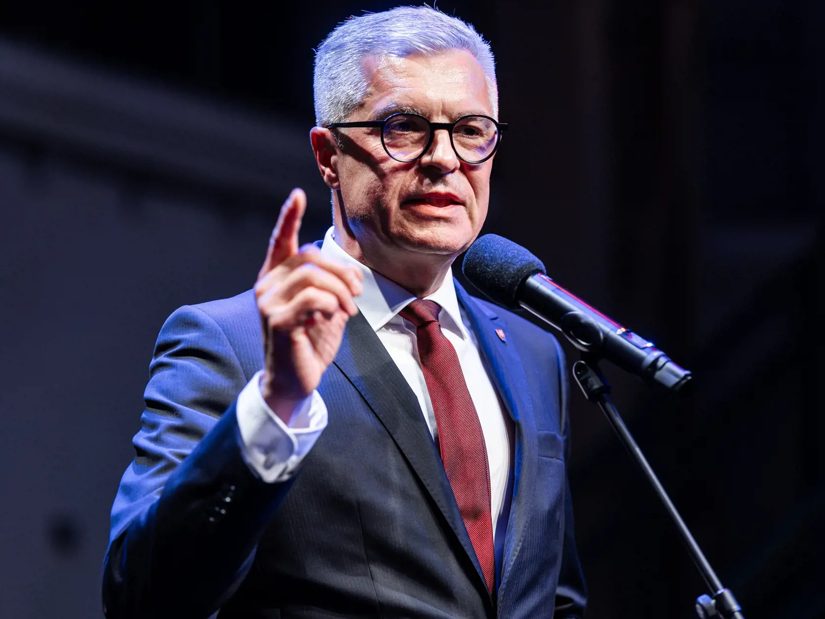 Volebná centrála prezidentského kadidáta Ivana Korčoka v Bratislave. Na snímke Ivan Korčok.