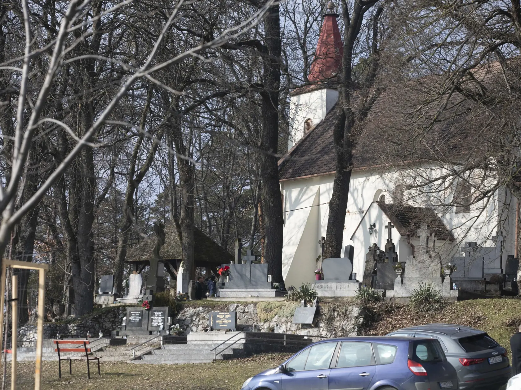 Na snímke je  pohreb 8-ročného tragicky zosnulého chlapca v obci Trstín.