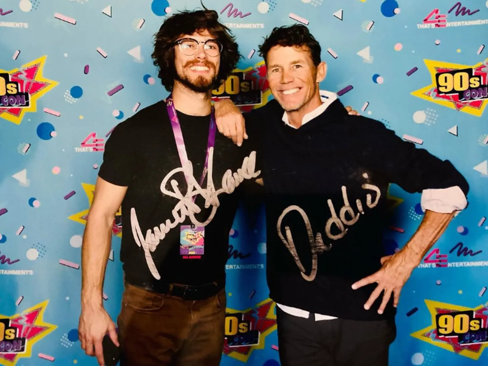Brian Krause a jeho syn Jamen.