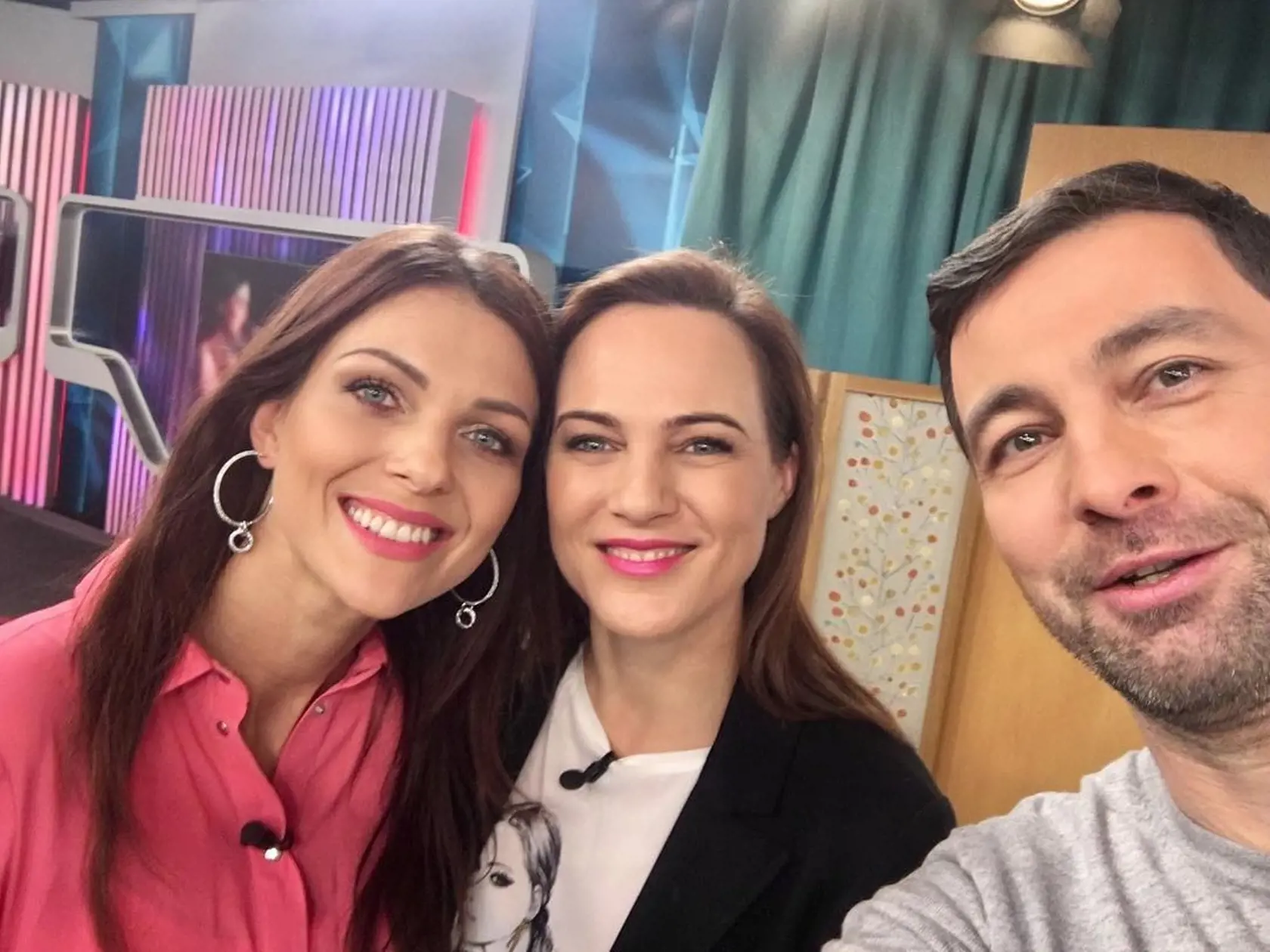 Február 2019 Markíza Teleráno: Brunetka prijíma pozvanie takmer do každej relácie.