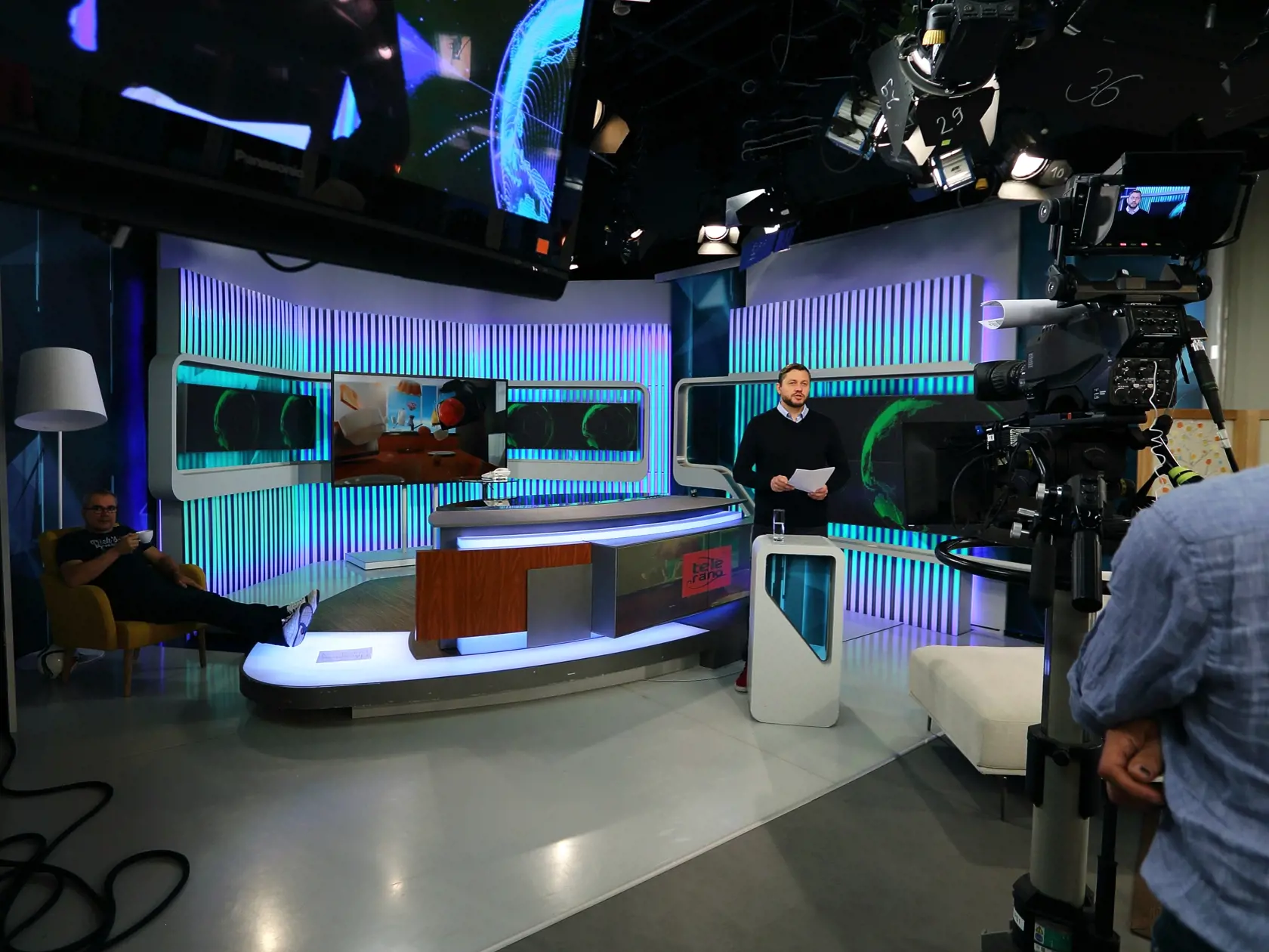 20171004 Teleráno backstage, fotenie zákulia pre magazín plus 1 deň