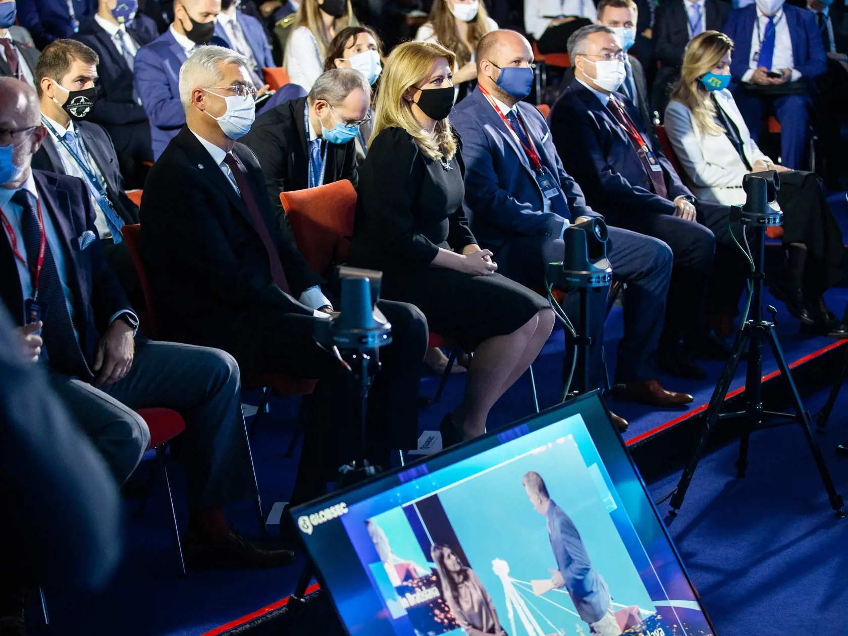 Bezpečnostná konferencia "GLOBSEC 2020" v Bratislave. Na snímke Zuzana Čaputová.