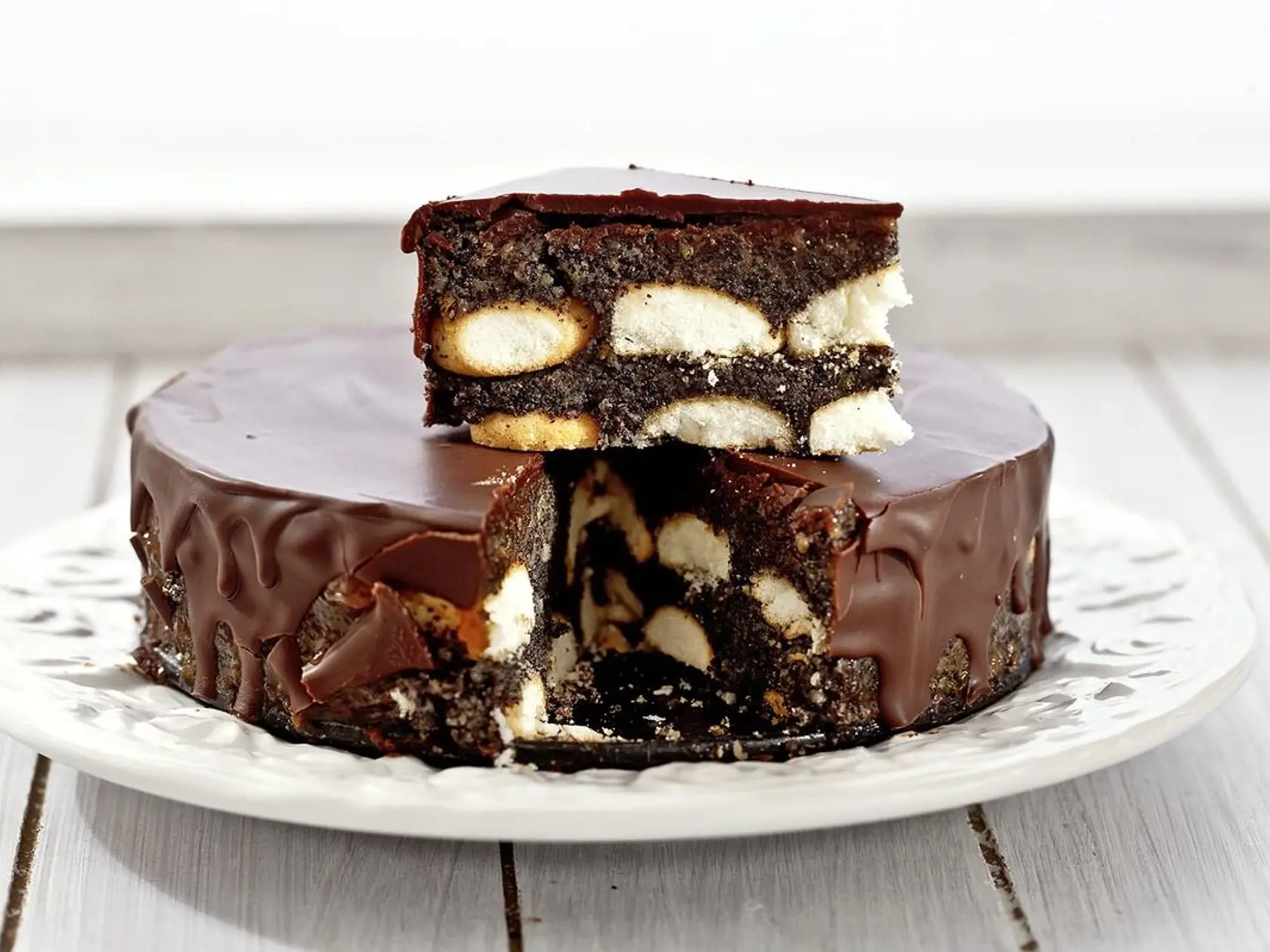 Nepečená maková torta