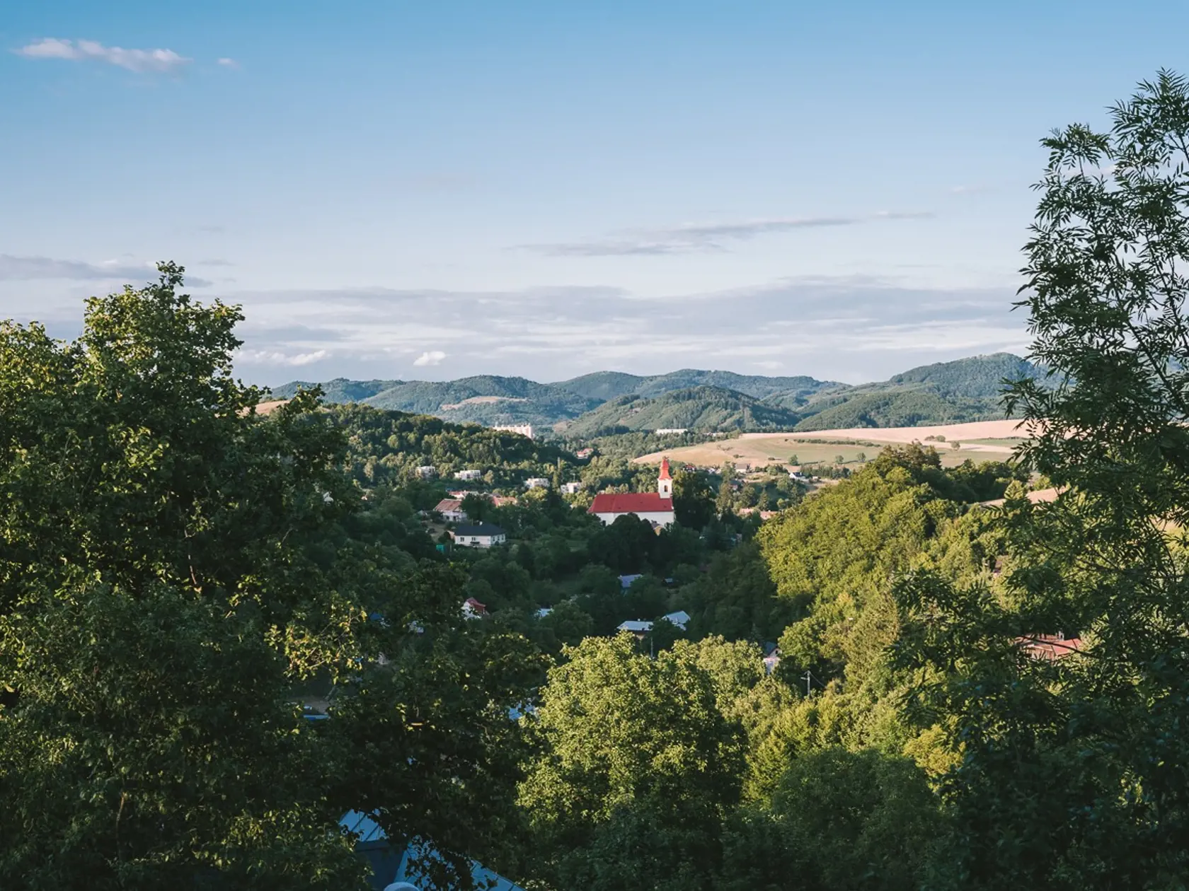 Okolie Banskej Štiavnice.