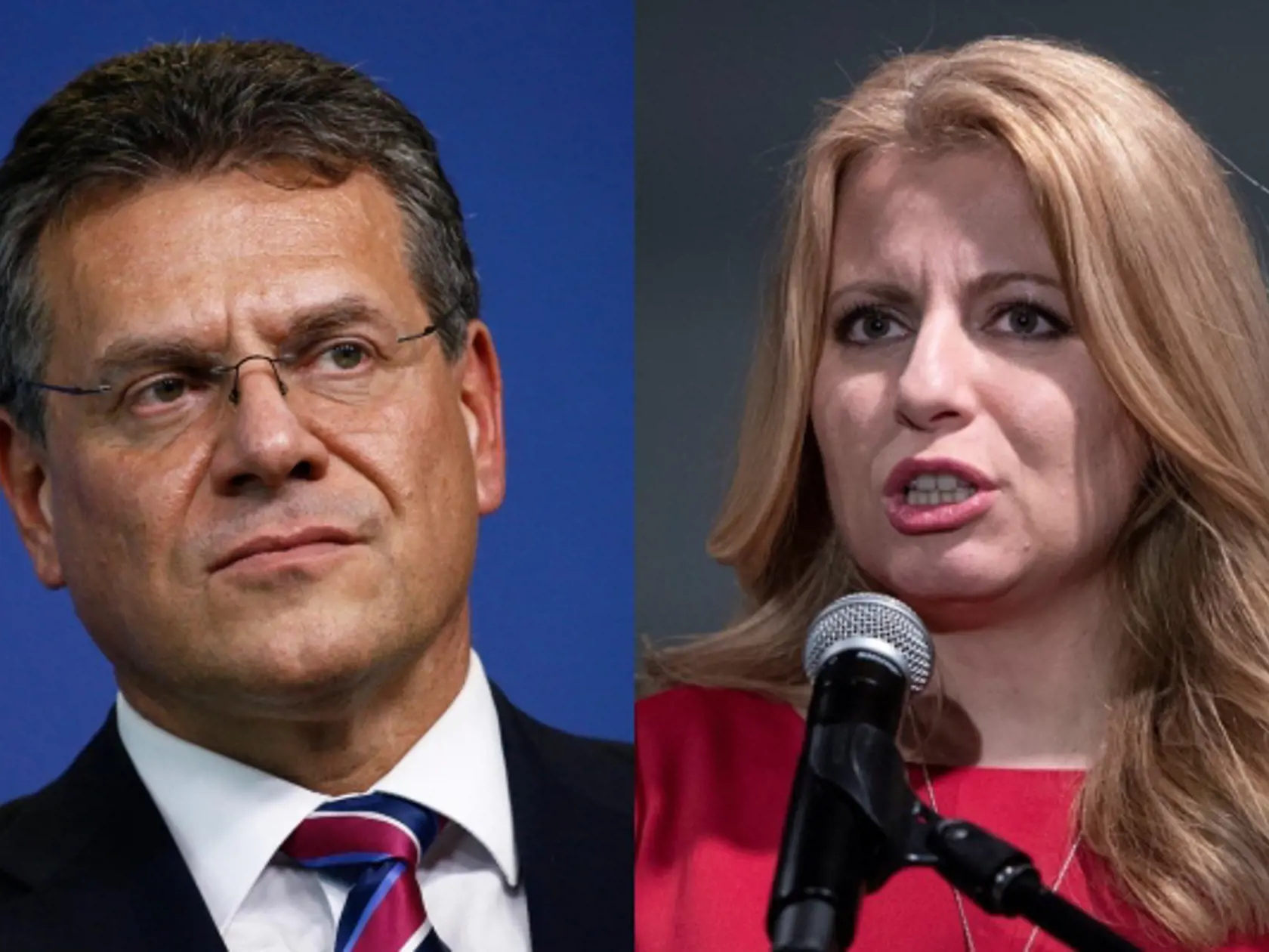 Maroš Šefčovič spochybnil advokásku prax Zuzany Čaputovej.