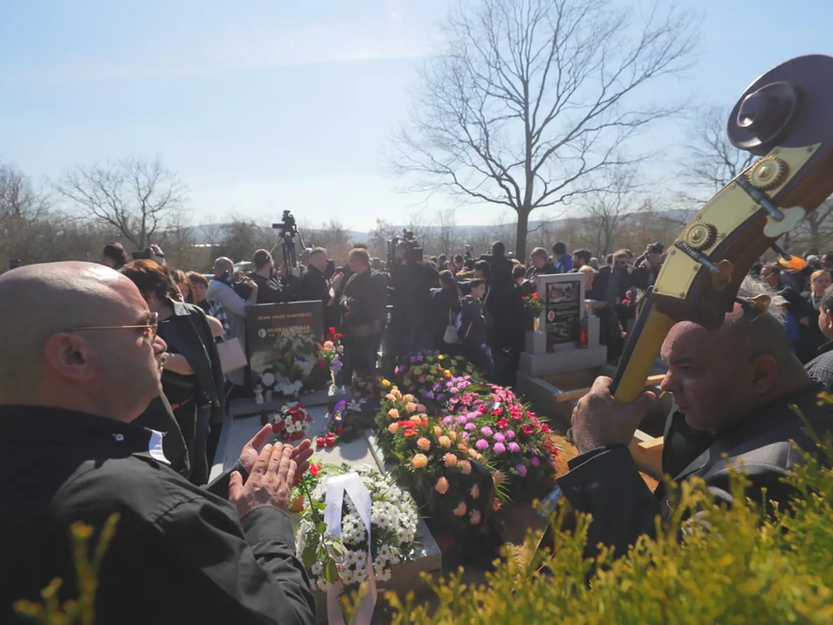 Posledné zábery z pohrebu Věry Bílej (†64).