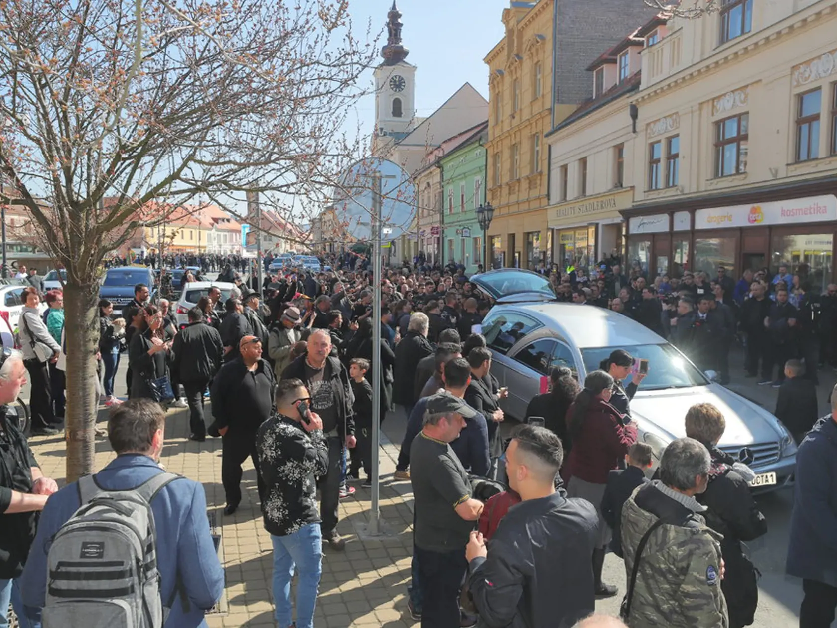 Zábery z poslednej rozlúčky s Věrou Bílou.
