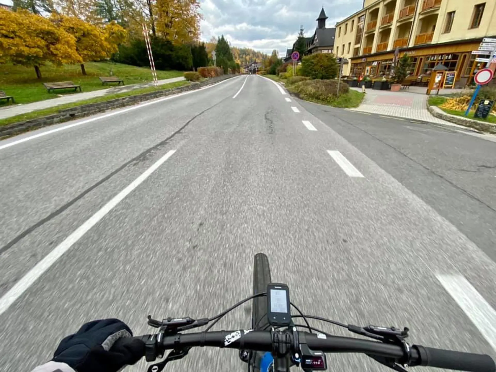 Starý Smokovec je v týchto dňoch ako vymretý.