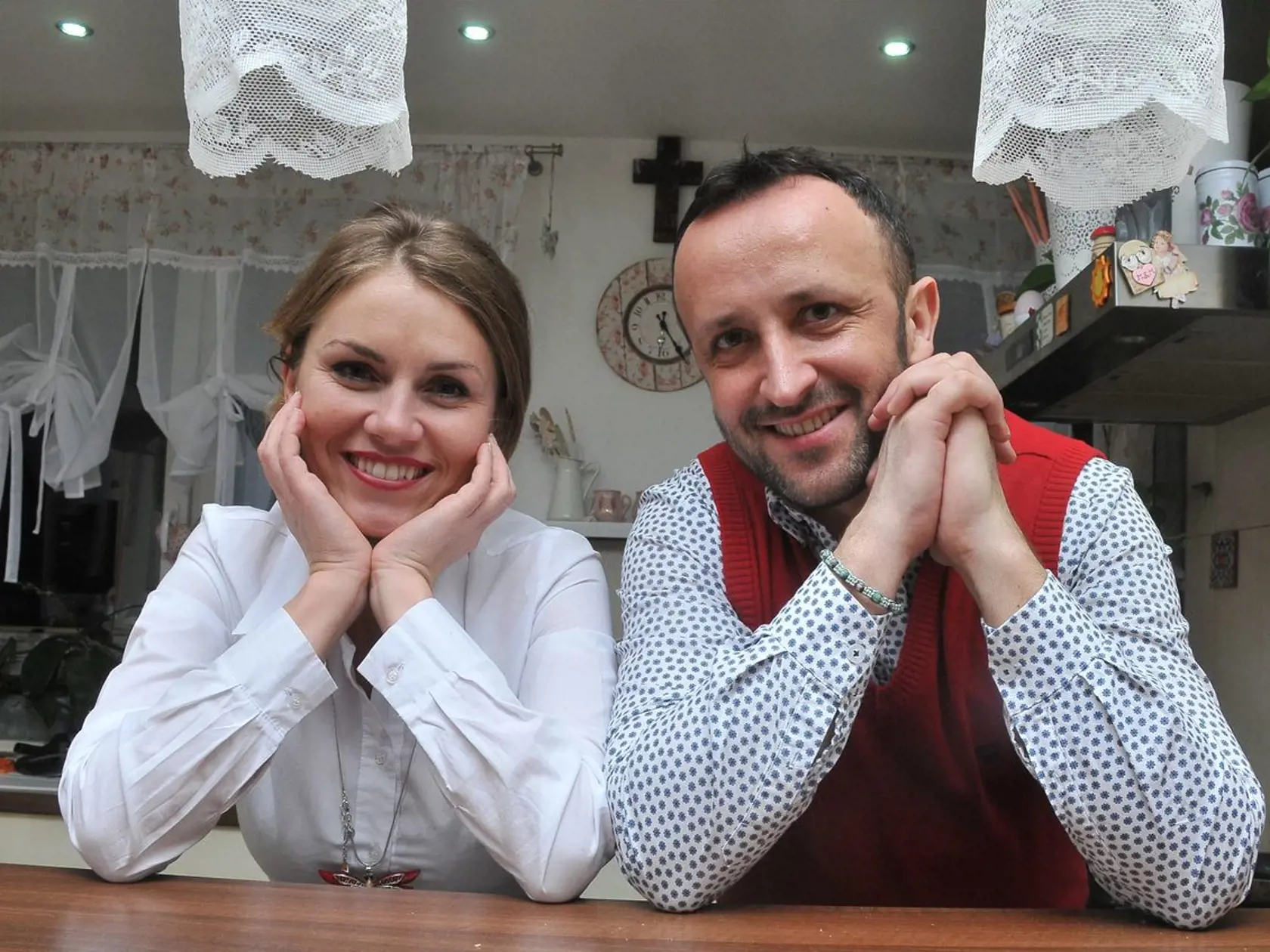 Ondrej Kandráč s manželkou.