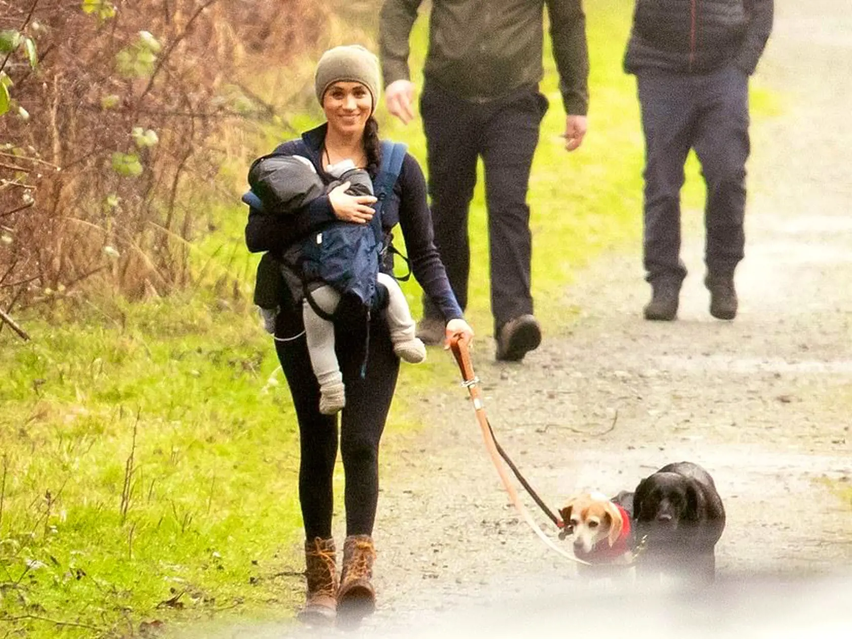 Meghan si prechádzku do sýta užila.