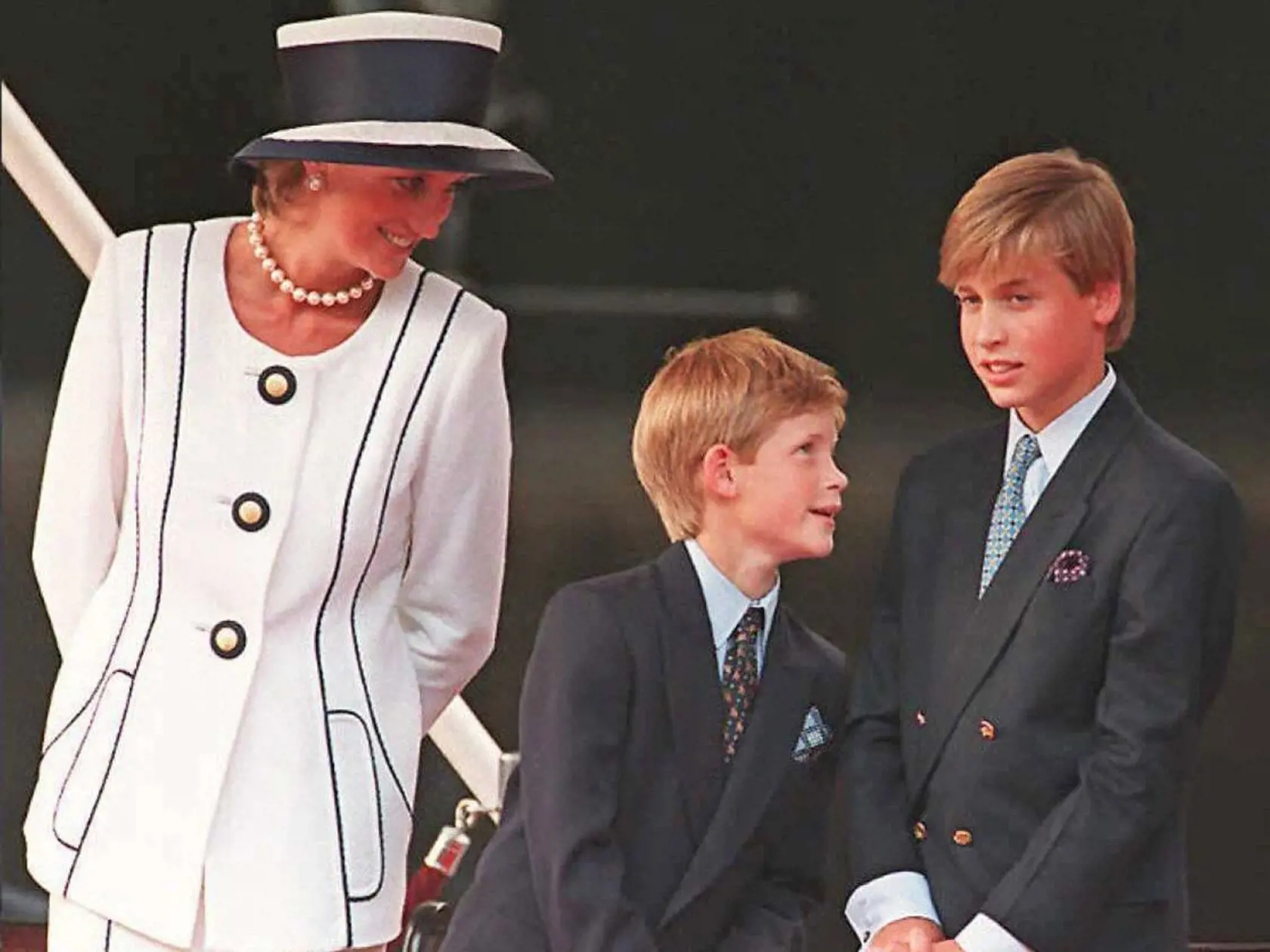 Princezná Diana, princ Harry a princ William