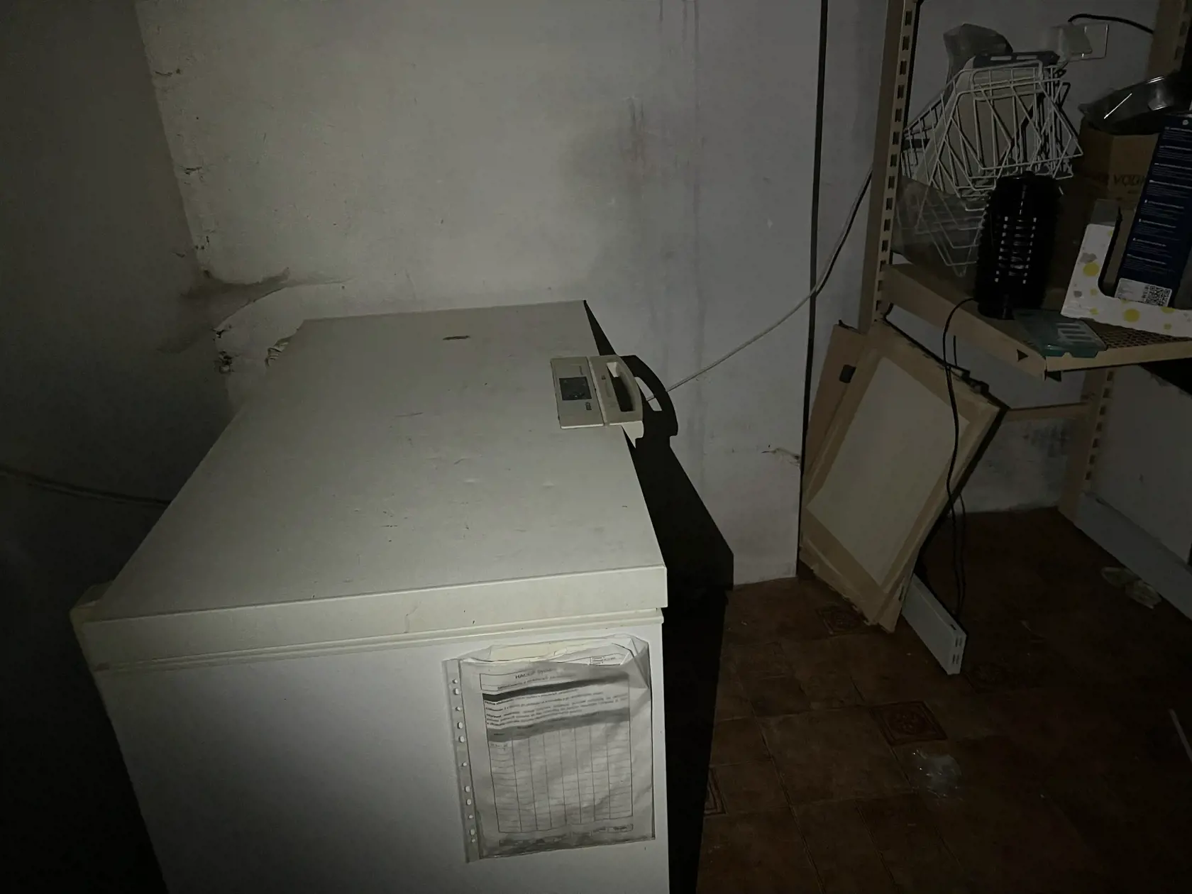Vedľajšia miestnosť zas vzbudzuje mimoriadne nepríjemné pocity a veľa otázok. Vyzerá a pôsobí ako pivnica, zvnútra sú mreže a mraziaci box. Práve v nej mali omámiť, väzniť a mučiť podnikateľa Vladimíra Bachledu. V tesnej blízkosti sa tu mali pohybovať Černákove tigre, ktoré sa jednoduchým zdvihnutím kladky na dverách ľahko mohli dostať dnu.