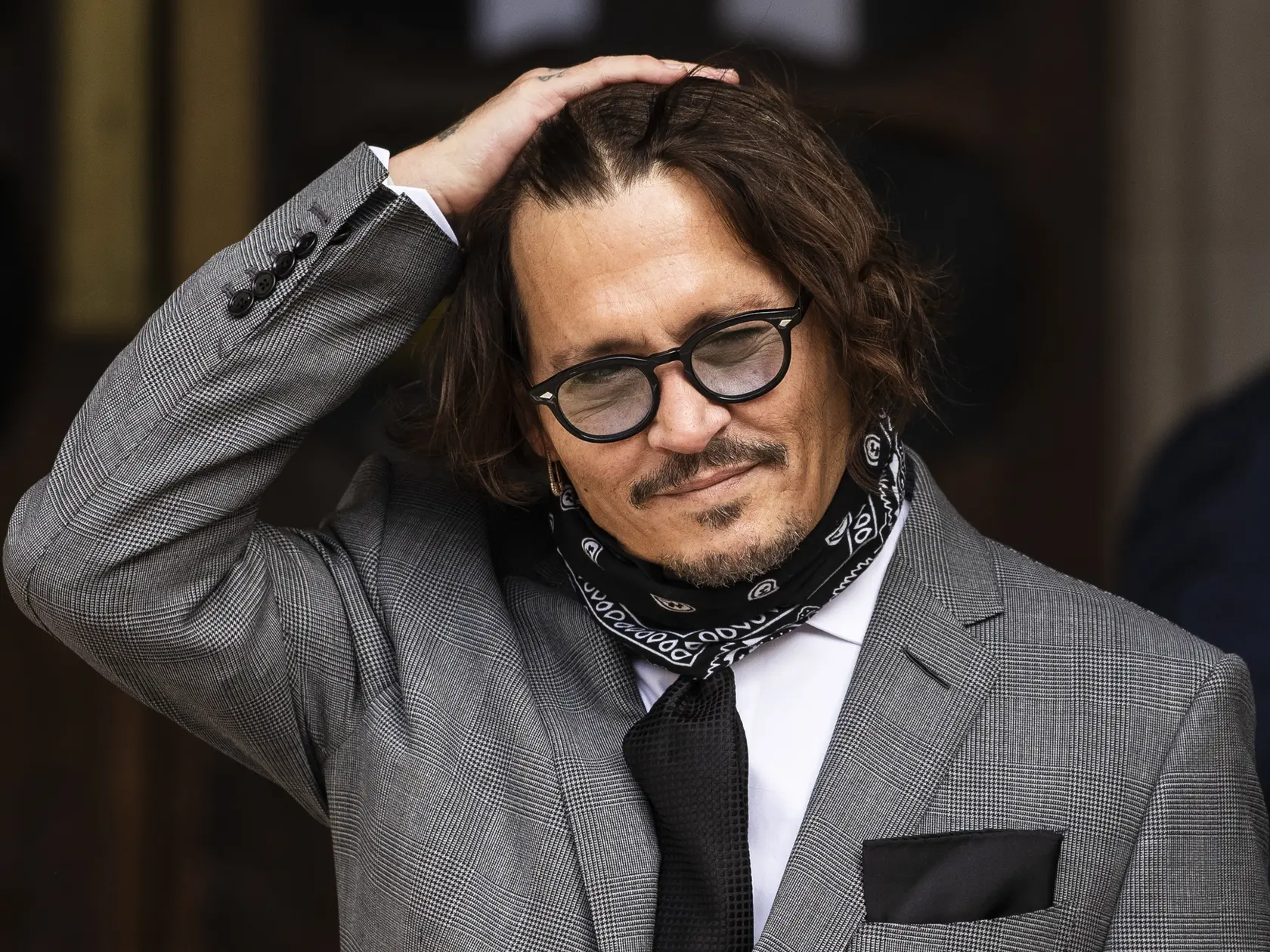 Johnny Depp na súde v Londýne pred piatimi rokmi. 
