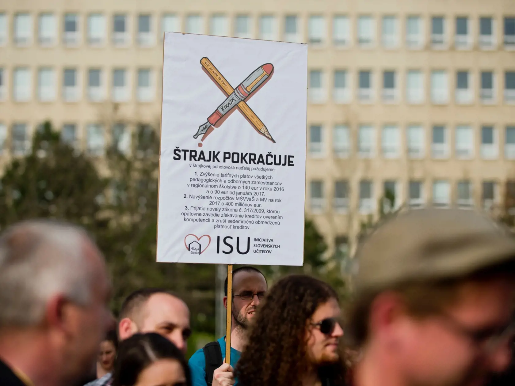 Protesty učiteľov z roku 2016.