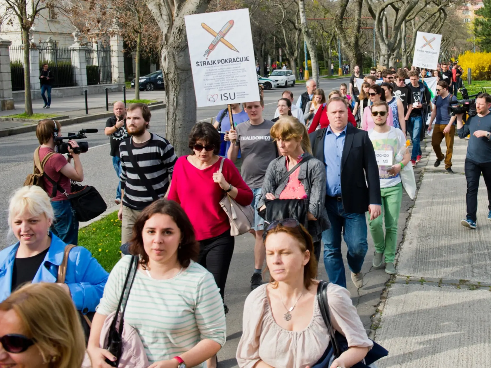 Protesty učiteľov z roku 2016.