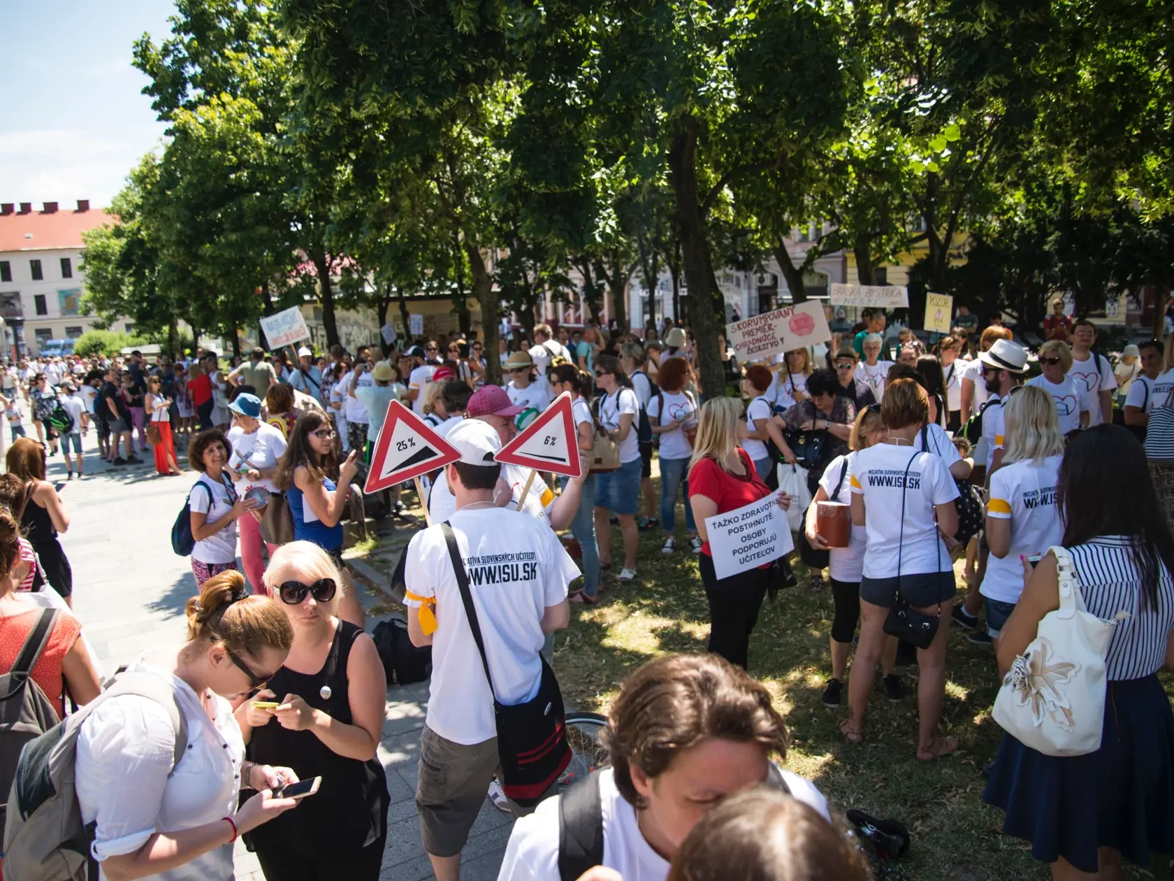 Protesty učiteľov z roku 2016.