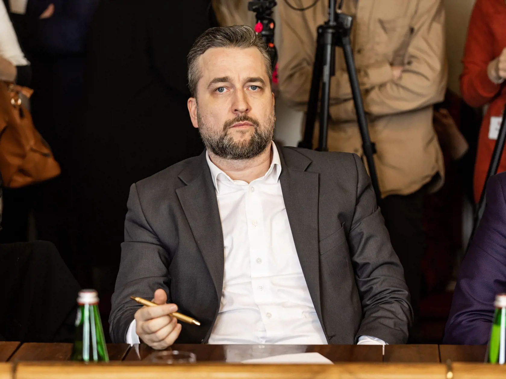 Zasadnutie výboru NR SR pre kultúru a médiá. Na snímke Ľuboš Blaha.