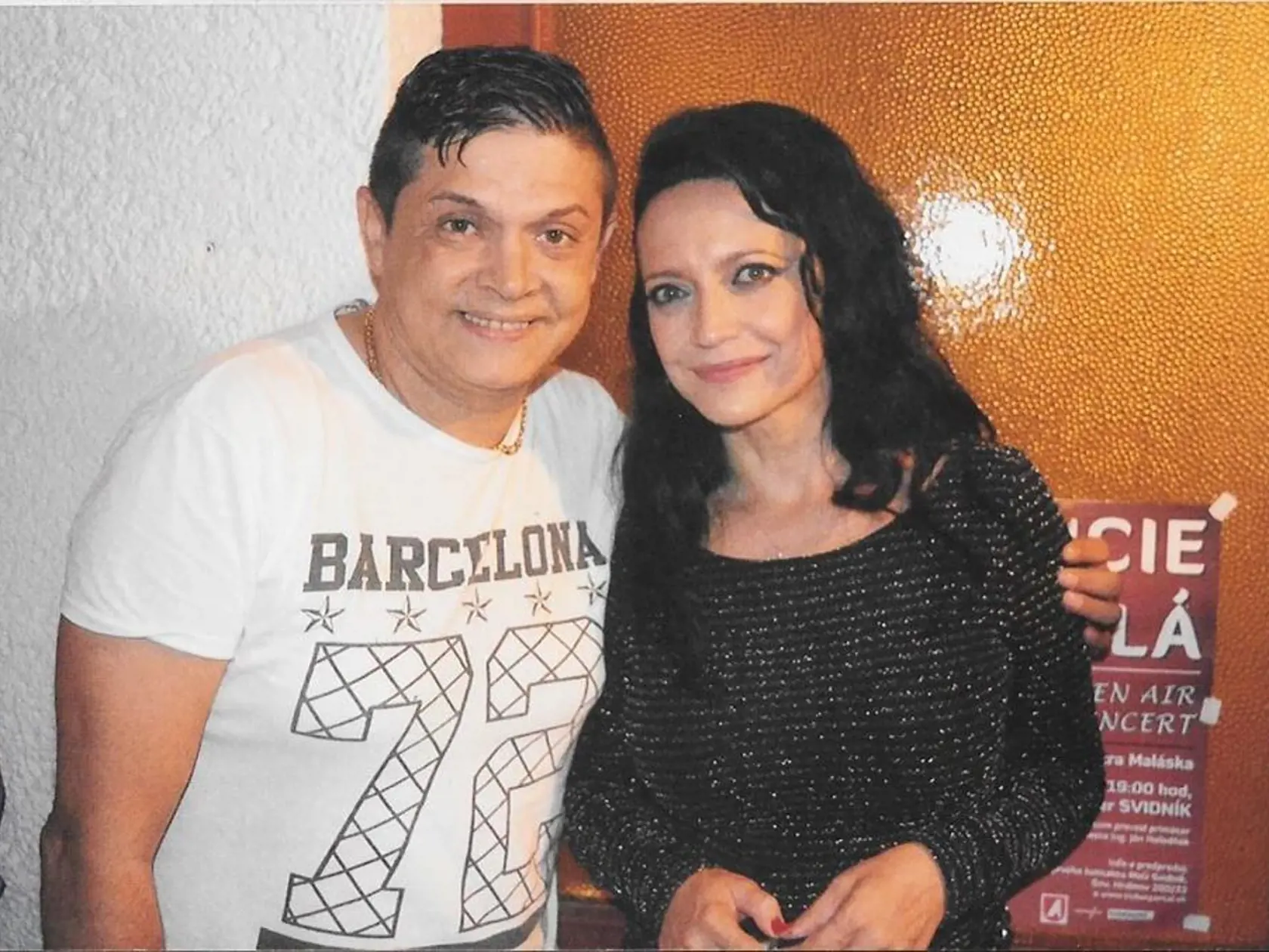 Pri svojej práci sa často stretával s celebritami.