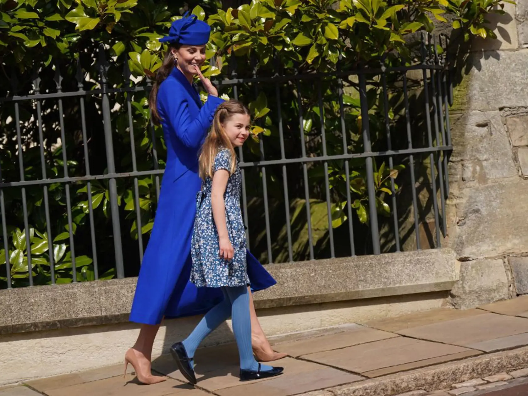 Princezná Kate s dcérou princeznou Charlotte