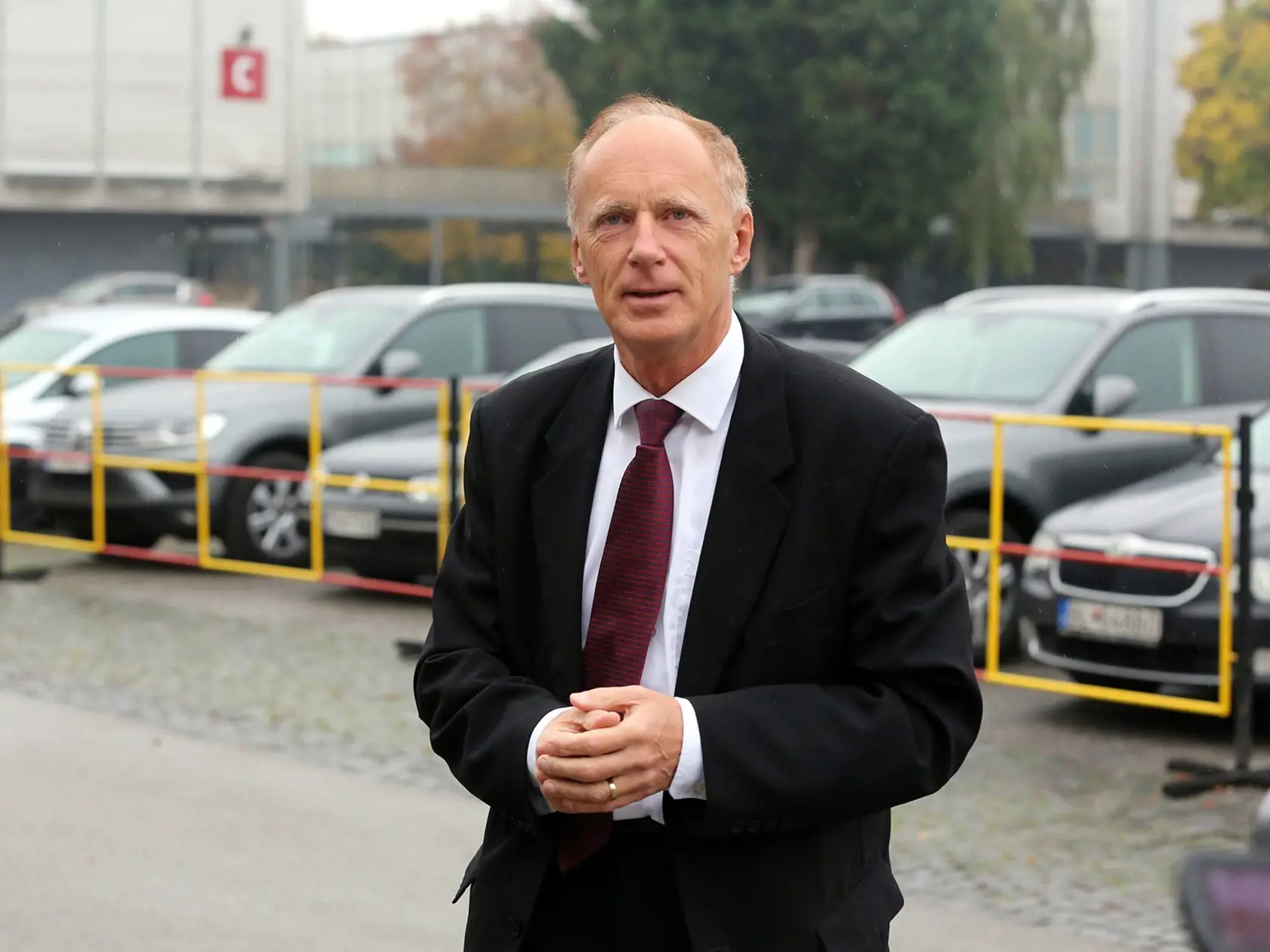 Jaroslav Paška (SNS) nechcel prezradiť tému rokovania.