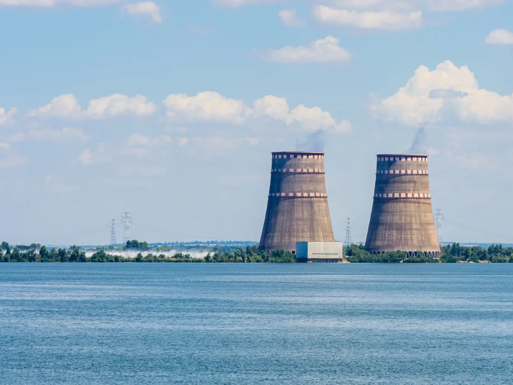 Záporožská jadrová elektráreň.