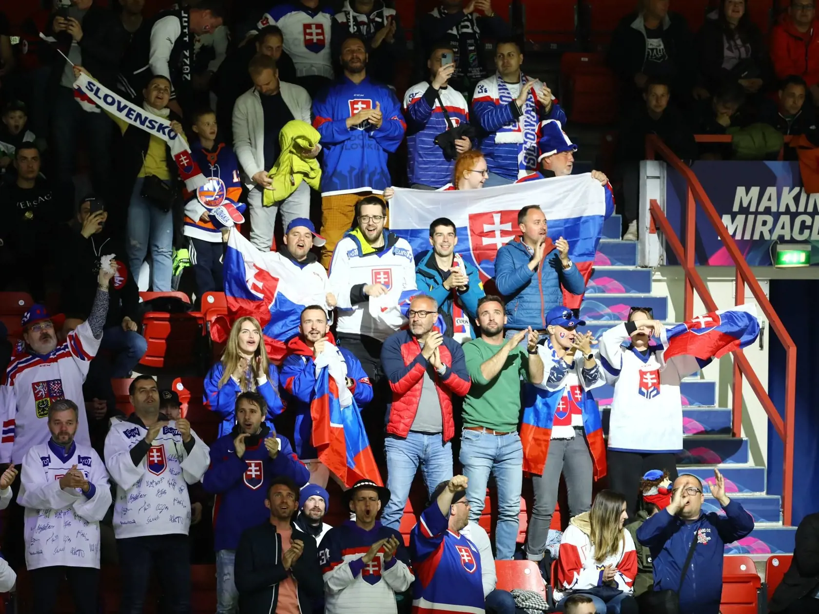 Malachovský si so svojou rodinou užívali atmosféru šampionátu.