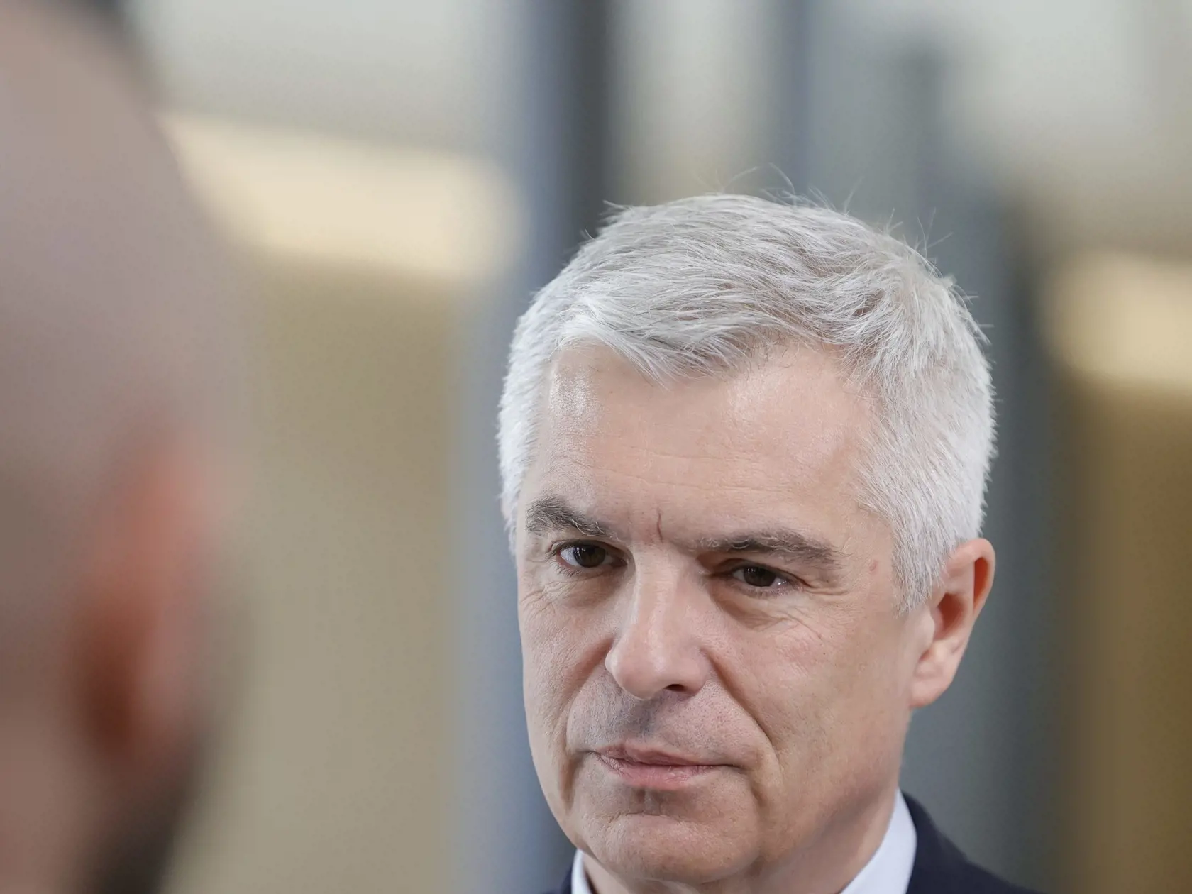 EBE 41 Luxemburg - Na snímke minister zahraničných vecí a európskych záležitoistí SR Ivan Korčok (nominant SaS) odchádza po zasadnutí Rady EÚ pre zahraničné veci v Luxemburgu v pondelok 11. apríla 2022. FOTO TASR/AP

Slovakia's foreign minister Ivan Korcok leaves a meeting of EU foreign ministers at the European Council building in Luxembourg, Monday, April 11, 2022. European Union foreign ministers on Monday will discuss current affairs and have an exchange of views on the Russian aggression ag