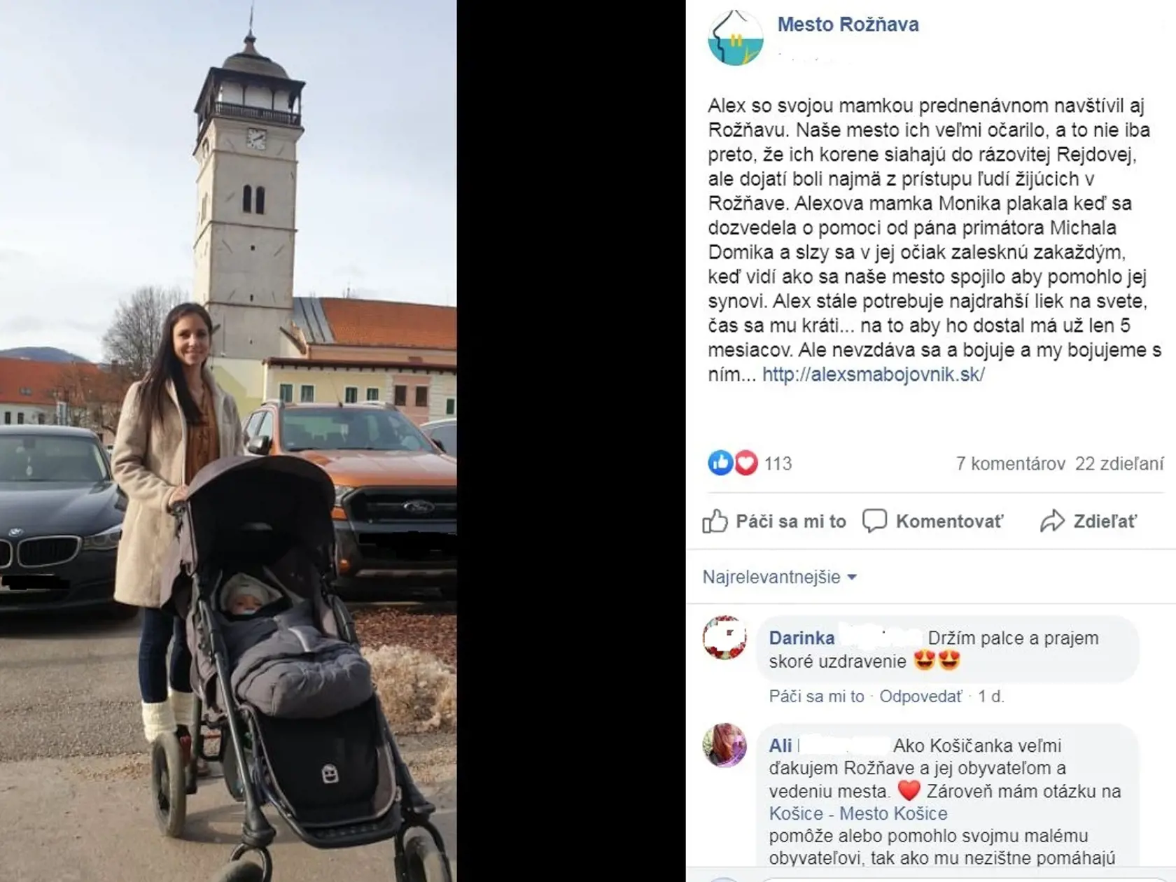 Mesto Rožňava sa rozhodlo podporiť rodinu zorganizovaním benefičného koncertu.