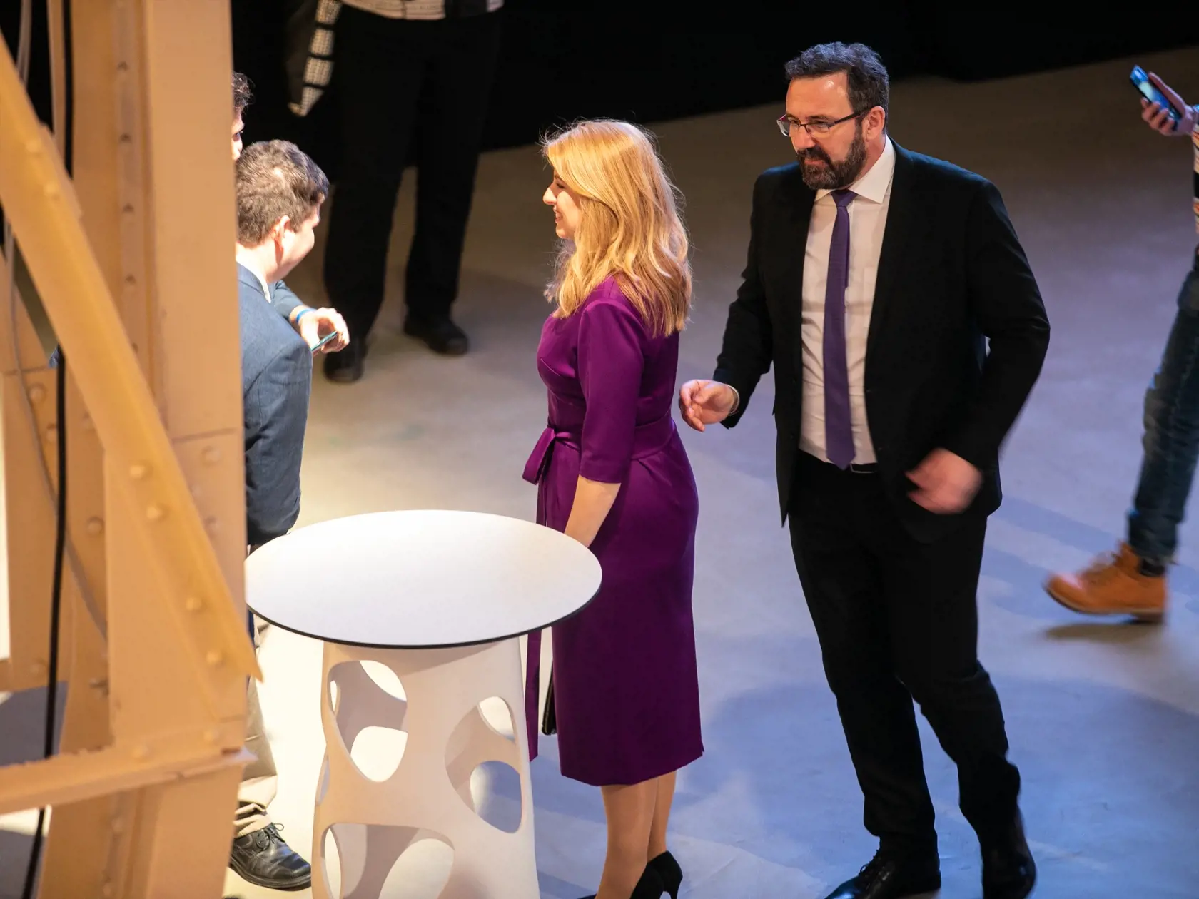 Druhé kolo prezidenskych volieb v štábe Zuzany Čaputovej na fotke Zuzana Čaputová