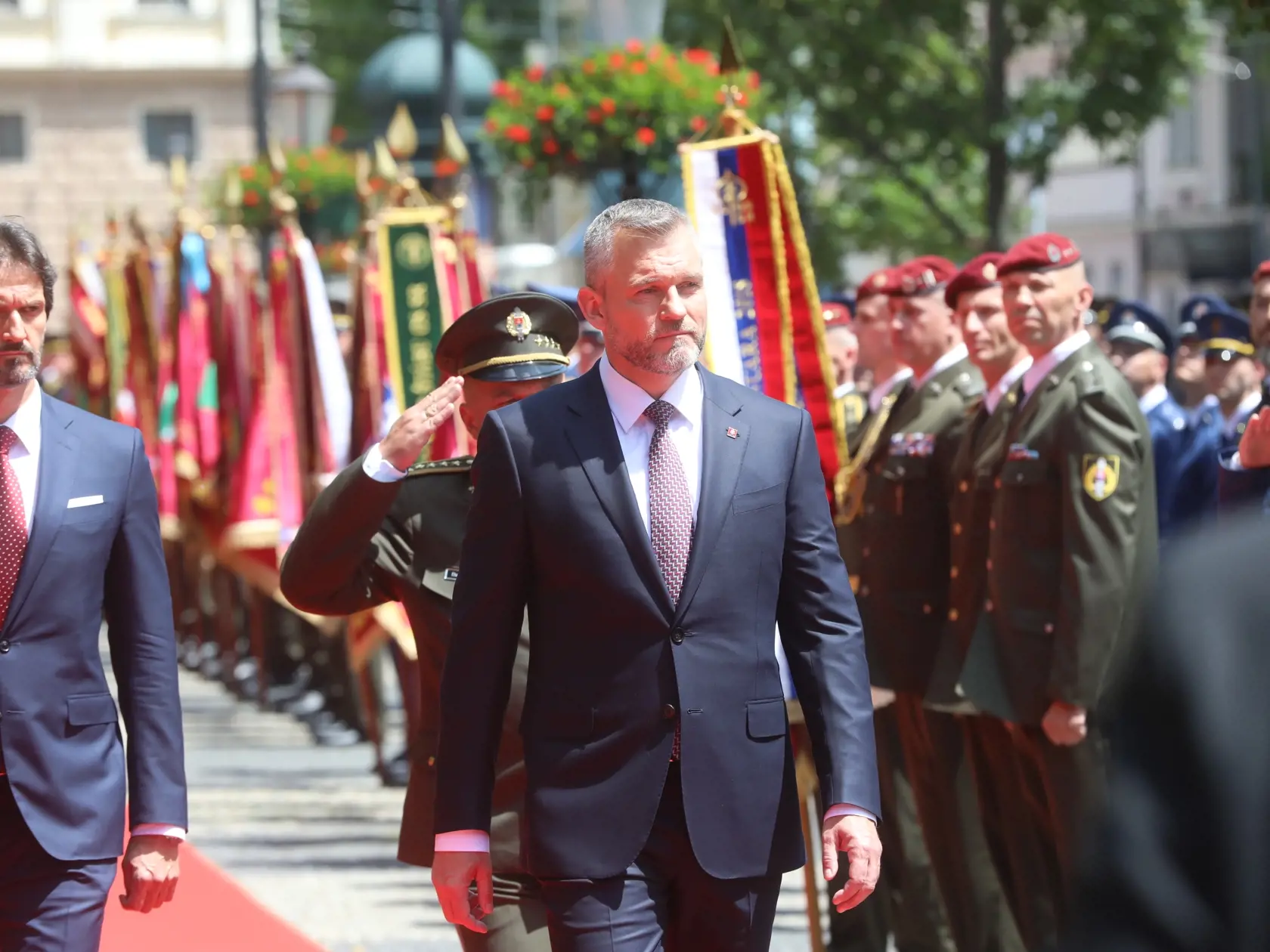 Inaugurácia Petra Pellegriniho za prezidenta Slovenskej republiky.