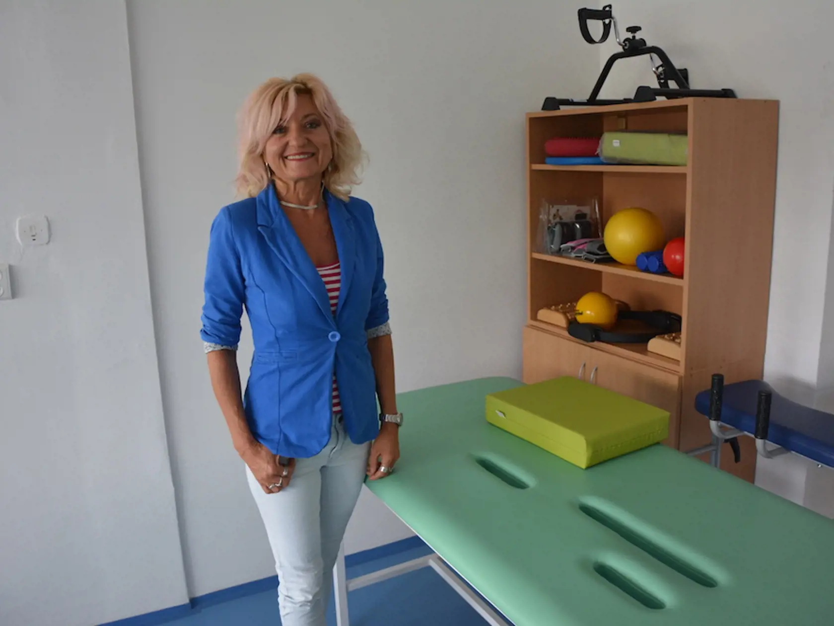 Prvá odliečená pacientka Mária Fecenková (51) je fit a s prístupom personálu je spokojná.