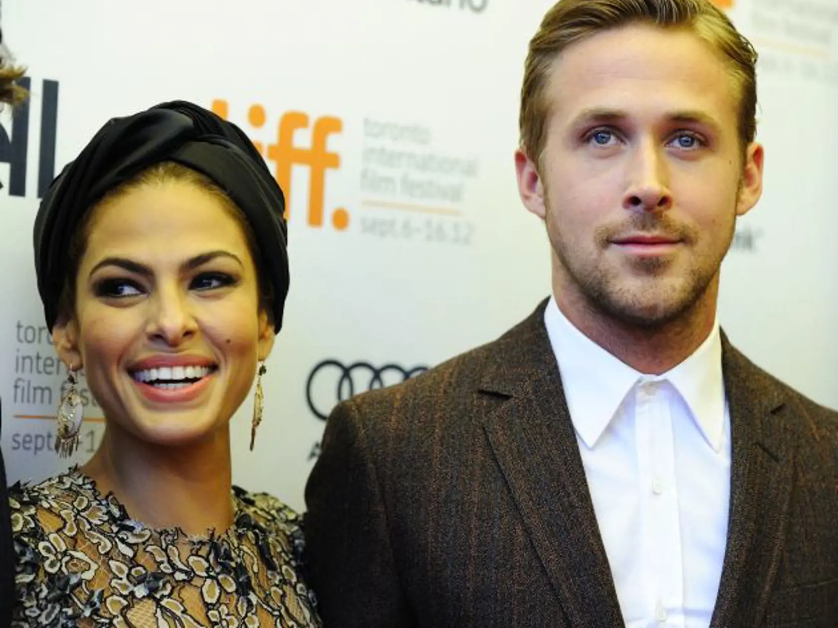 Eva Mendes and Ryan Gosling 
2012 Toronto International Film Festival - 'The Place Beyond the Pines' - Premiere
Toronto, Canada - 07.09.12 
Mandatory Credit:Dominic Chan/ WENN.com