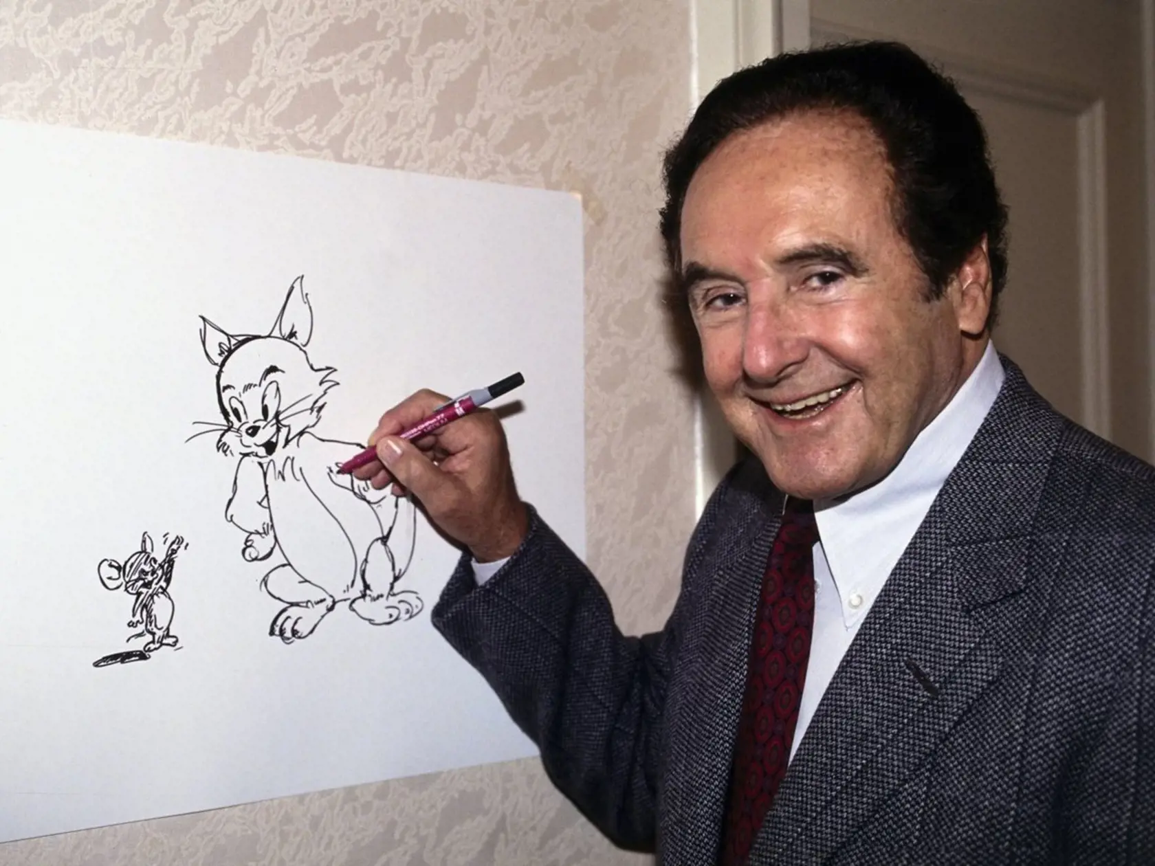 Kresliar Joseph Barbera bol jedným z tvorcov Toma a Jerryho.