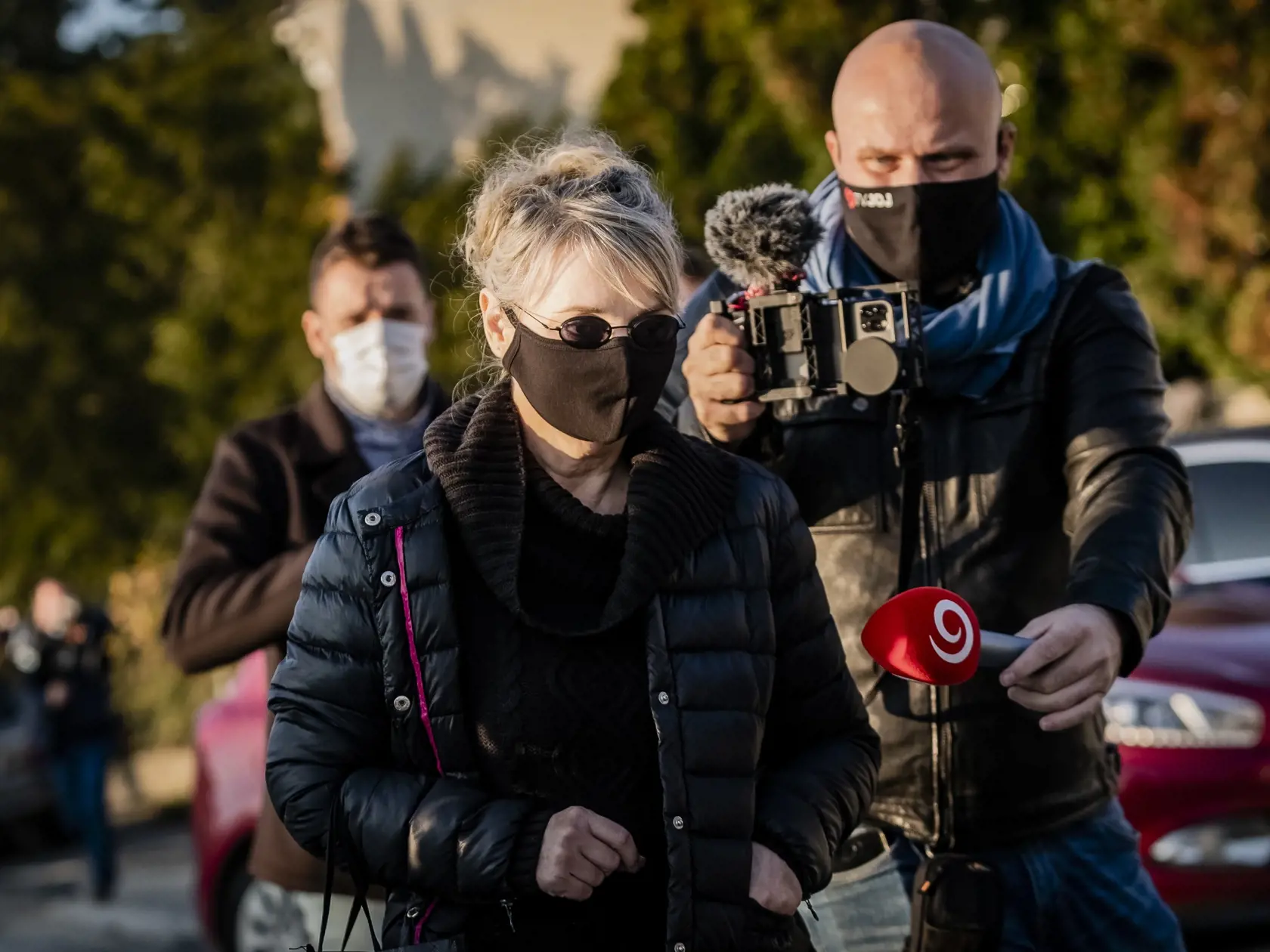 V budove Národnej kriminálnej agentúry v Nitre prebiehajú výsluchy zadržaných osôb v rámci akcie Víchrica.Na snímke sudkyňa Okresného súdú Bratislava 1, Otília Doláková.