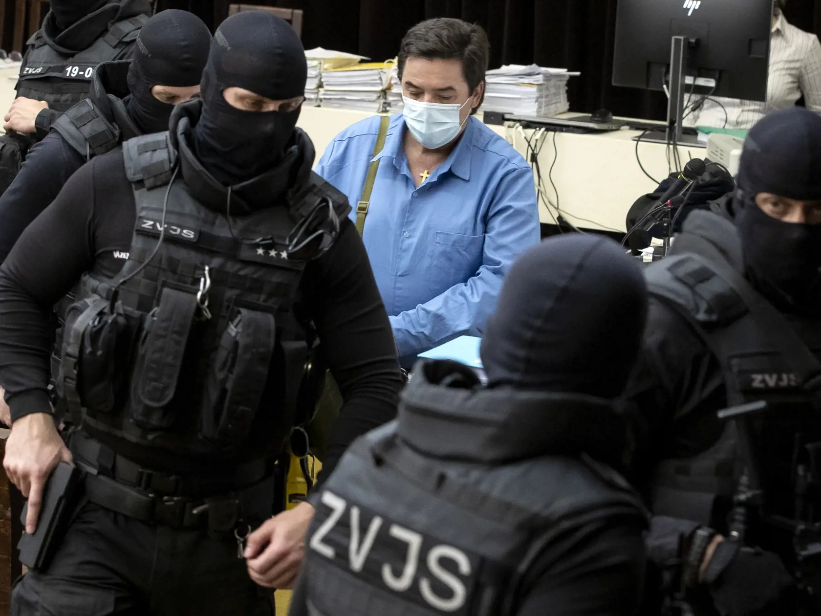 Verejné zasadnutie Najvyššieho súdu SR vo veci odvolania voči rozsudku v prípade vraždy investigatívneho novinára Jána Kuciaka a jeho snúbenice Martiny Kušnírovej. Na snímke je obžalovaný Marián Kočner.