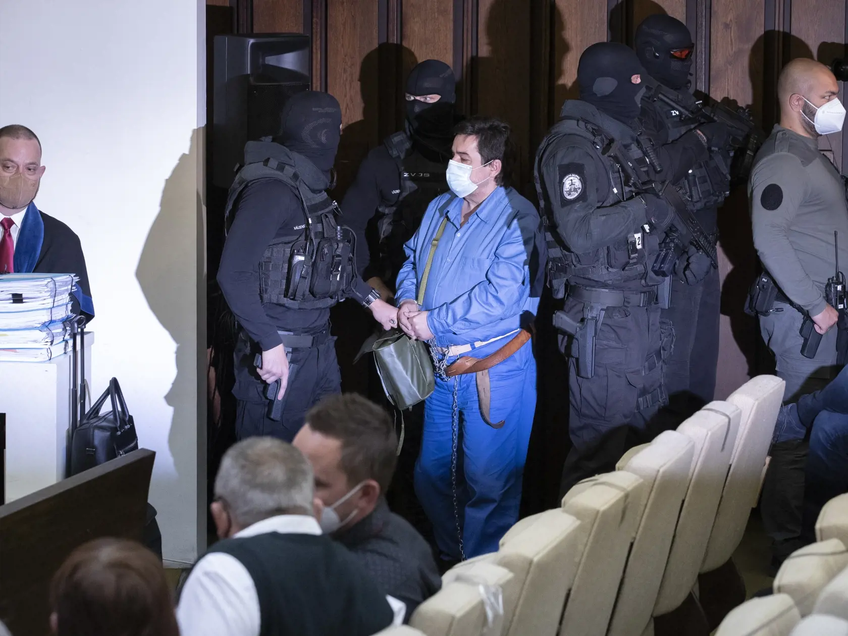 Verejné zasadnutie Najvyššieho súdu SR vo veci odvolania voči rozsudku v prípade vraždy investigatívneho novinára Jána Kuciaka a jeho snúbenice Martiny Kušnírovej. Na snímke je obžalovaný Marián Kočner.