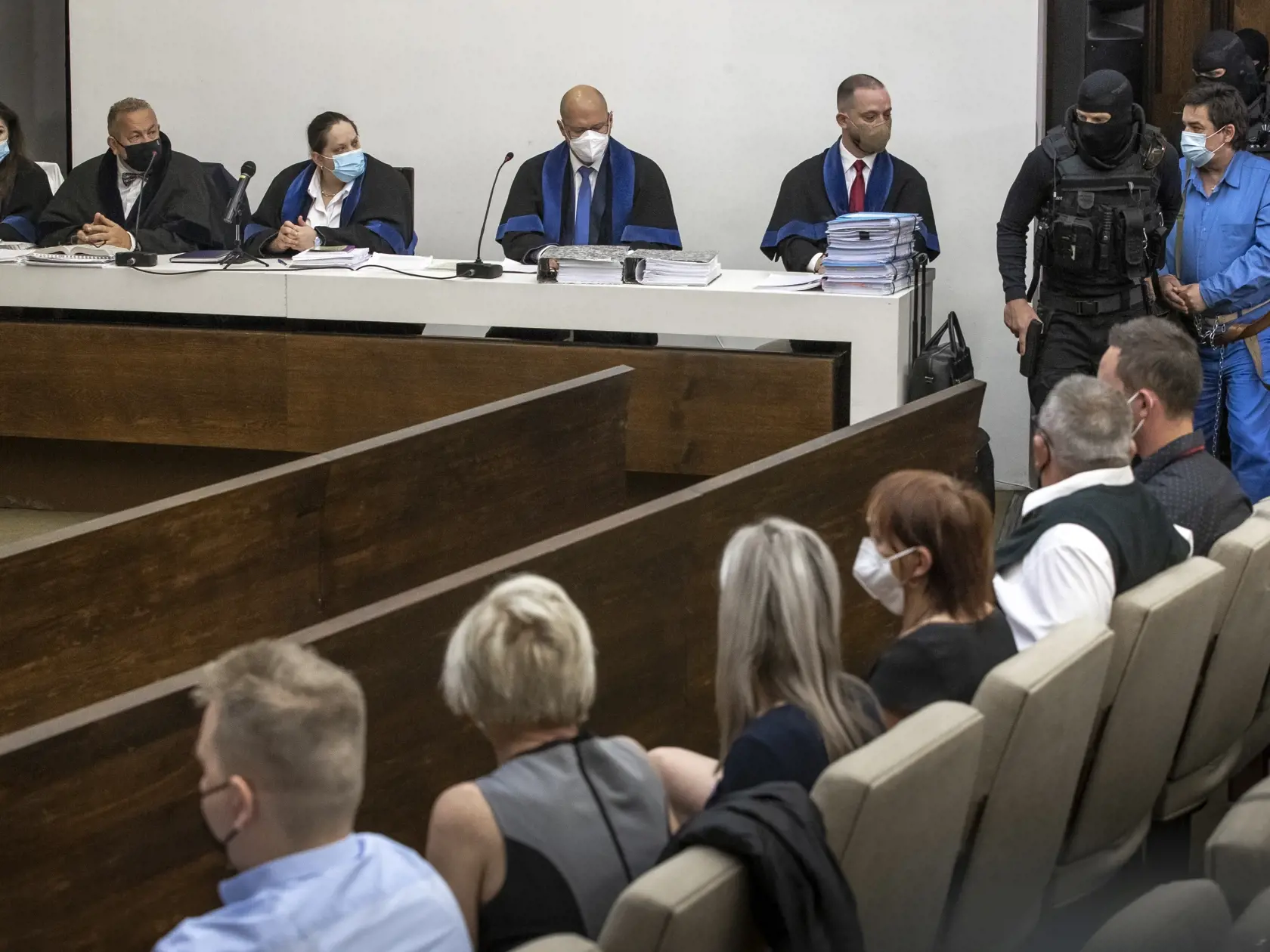Verejné zasadnutie Najvyššieho súdu SR vo veci odvolania voči rozsudku v prípade vraždy investigatívneho novinára Jána Kuciaka a jeho snúbenice Martiny Kušnírovej. Na snímke je obžalovaný Marián Kočner.