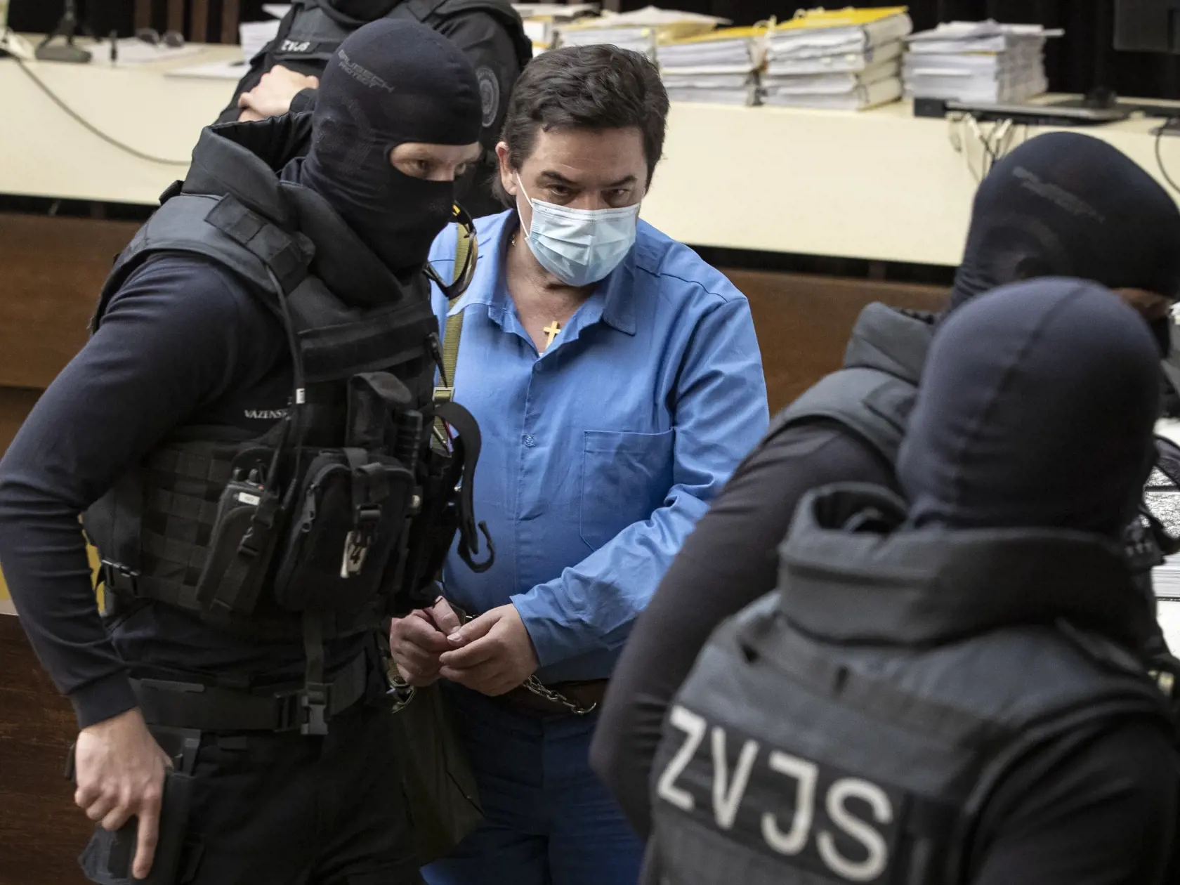 Verejné zasadnutie Najvyššieho súdu SR vo veci odvolania voči rozsudku v prípade vraždy investigatívneho novinára Jána Kuciaka a jeho snúbenice Martiny Kušnírovej. Na snímke je obžalovaný Marián Kočner.