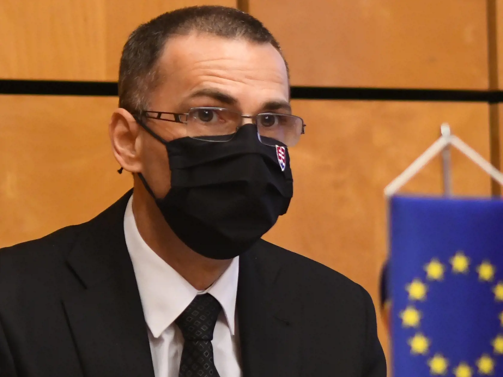 Brífing generálneho prokurátora SR k mimoriadnej udalosti v prešovskej väznici na Krajskej prokuratúre v Prešove dňa 30. decembra 2020. Na snímke generálny prokurátor SR Maroš Žilinka.